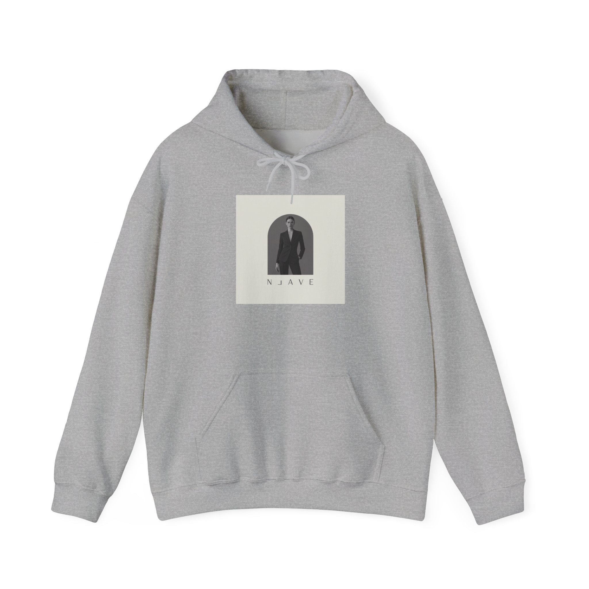Minimal Monochrome Graphic Hoodie | tonal loungewear, matching set