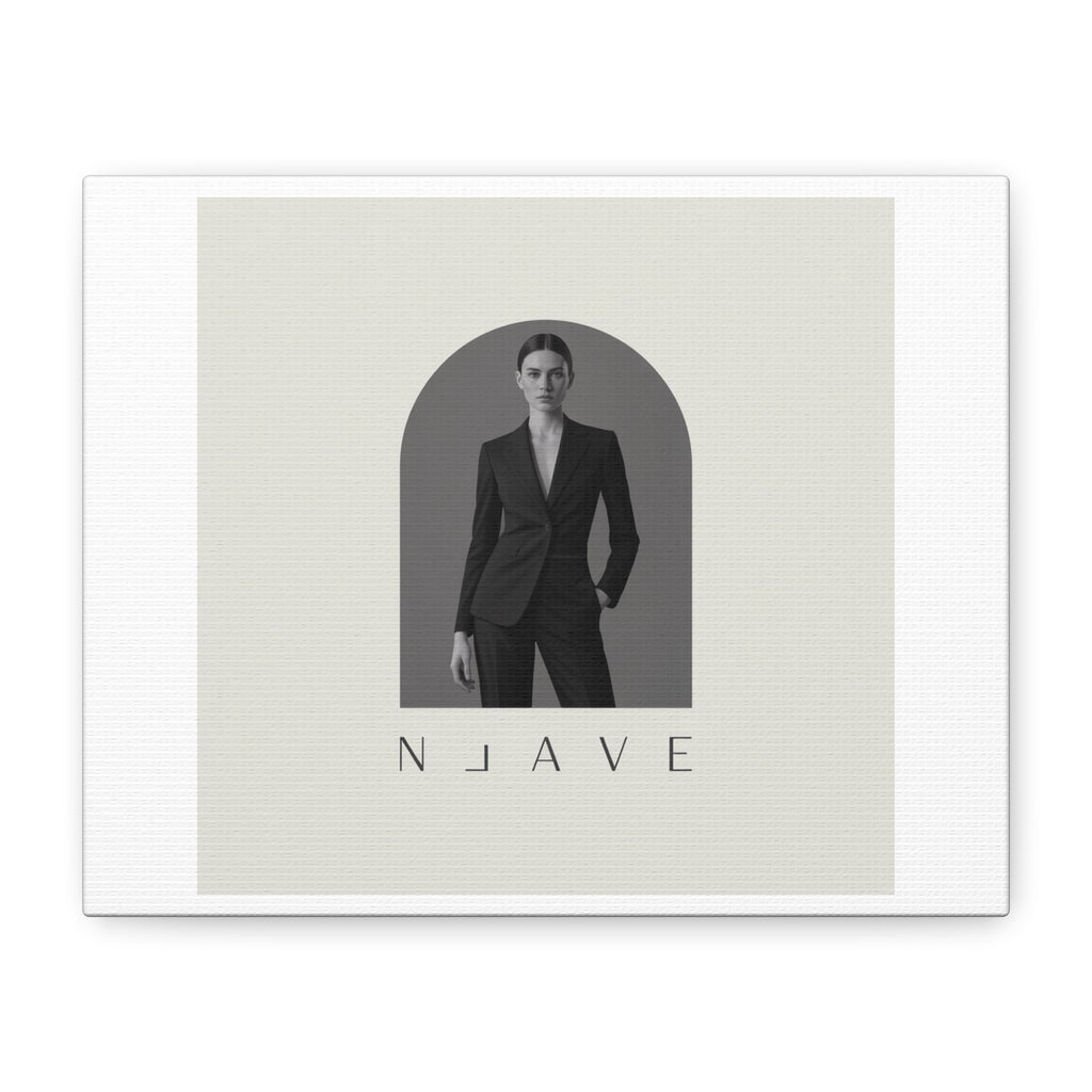 Monochrome Minimal Fashion Print, Canvas