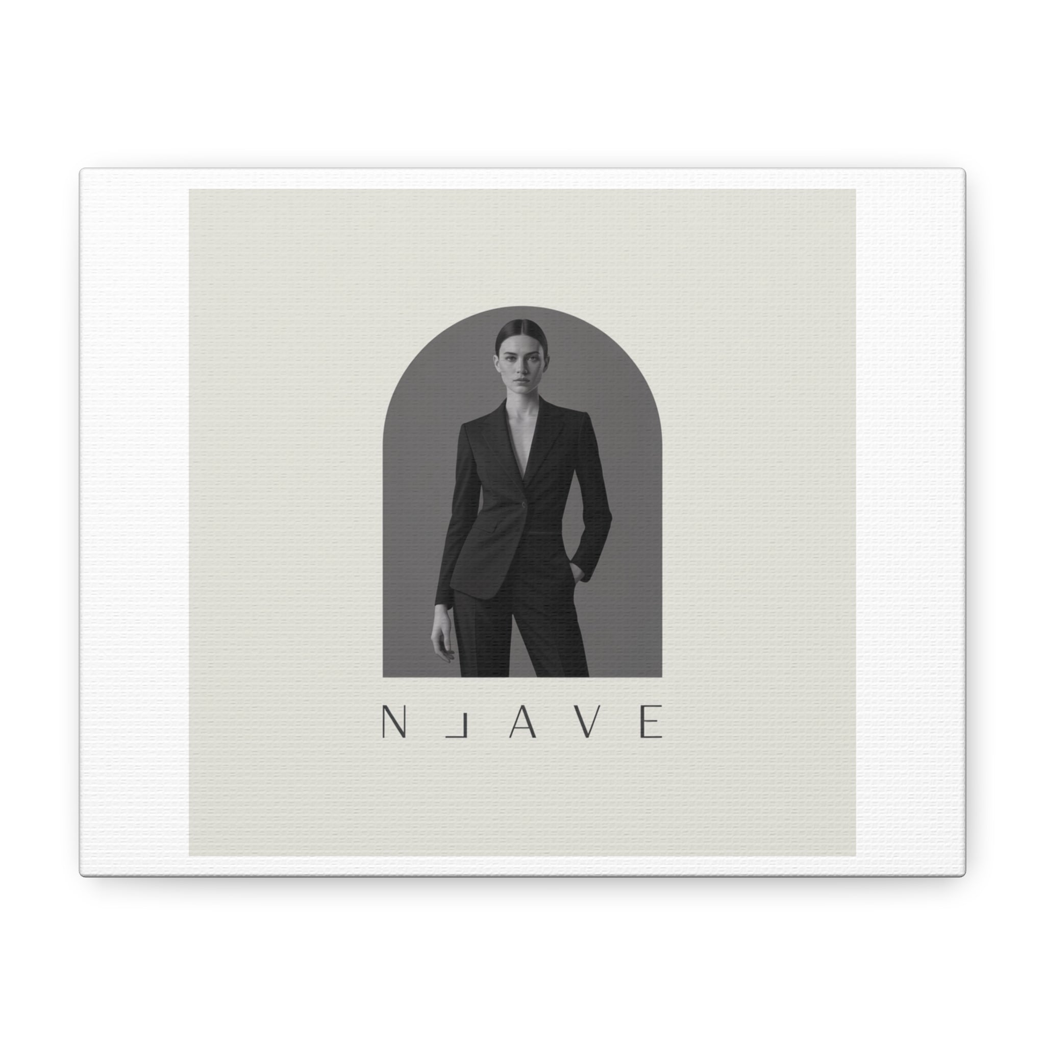 Monochrome Minimal Fashion Print, Canvas