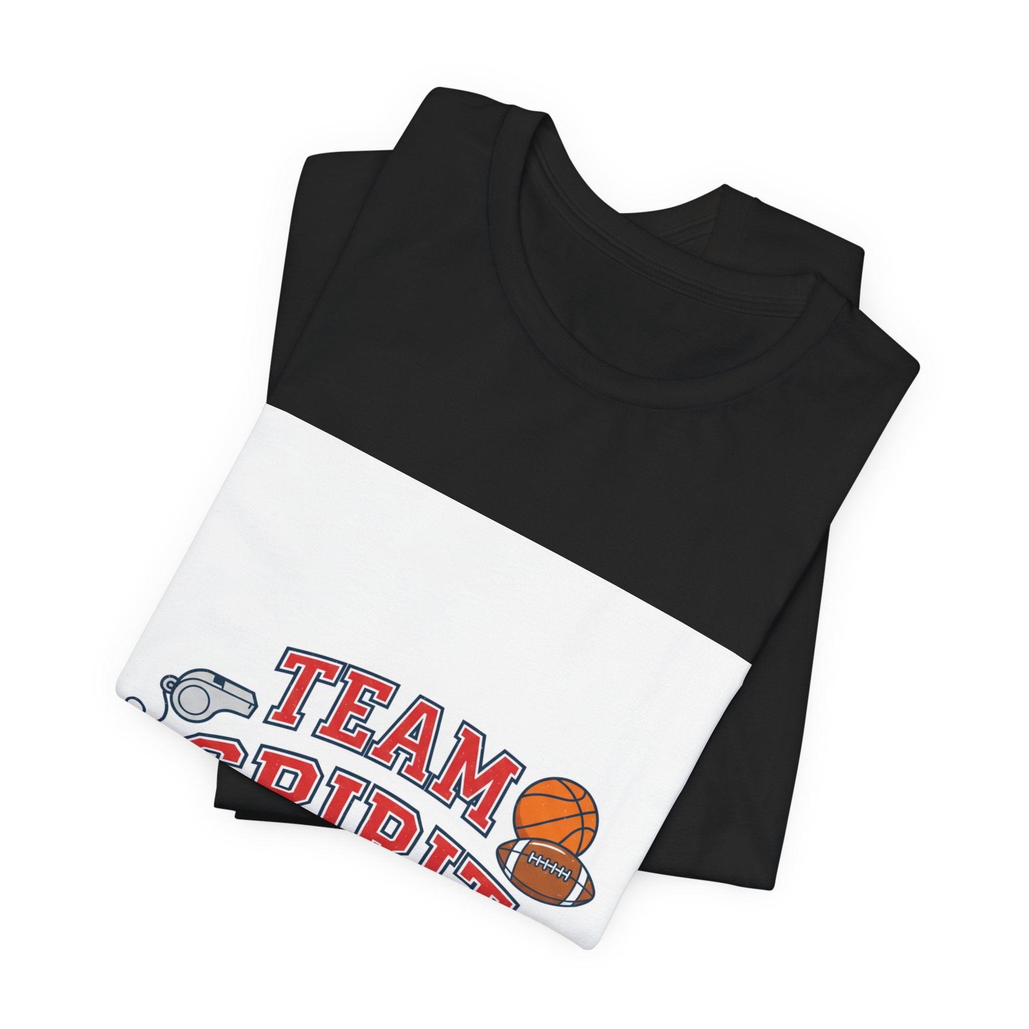 Team Spirit Varsity Letter Tee | collegiate athletic block font