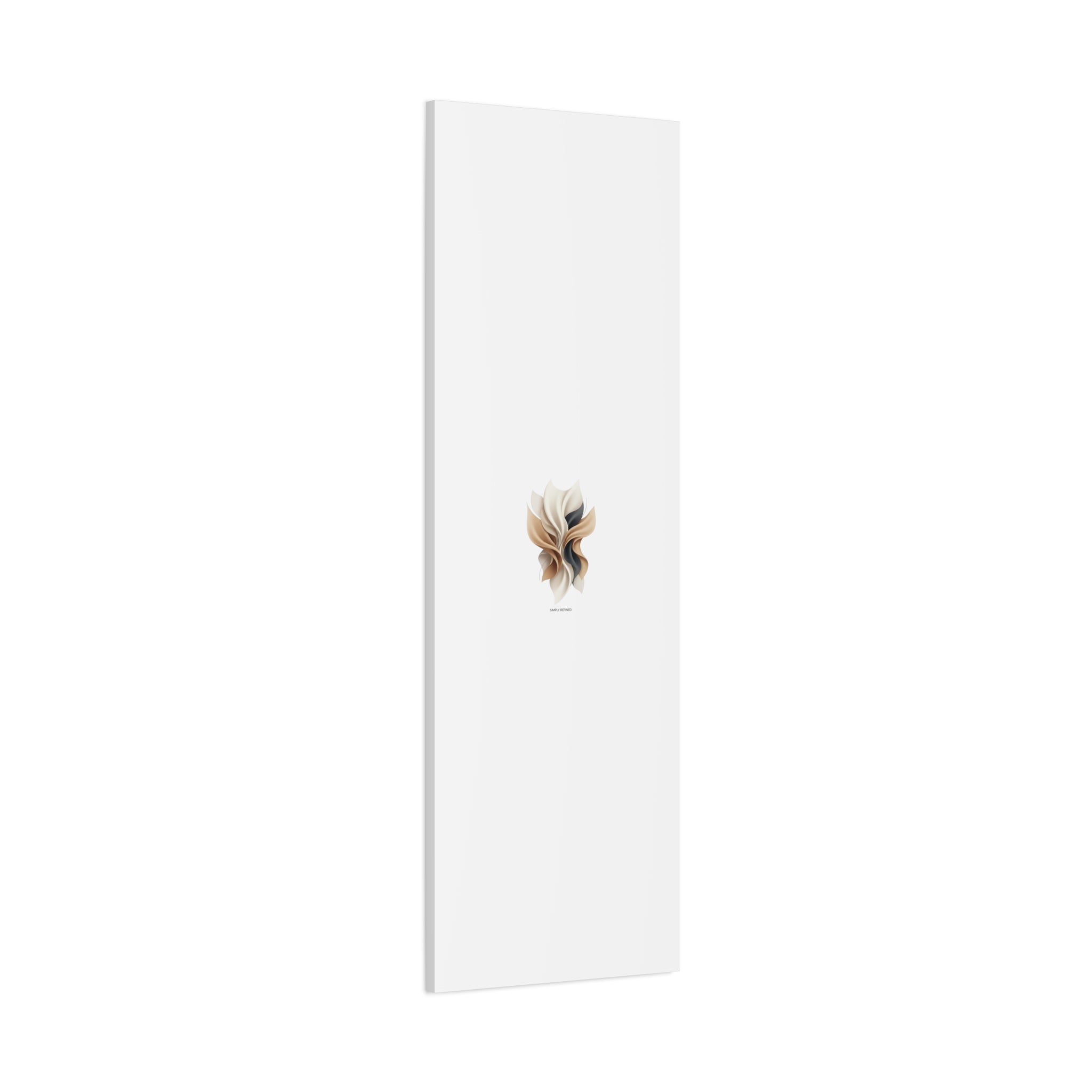 Neutral Abstract Bloom Canvas, Matte Stretched Canvas | Quiet Luxury, Minimalist Wall Art