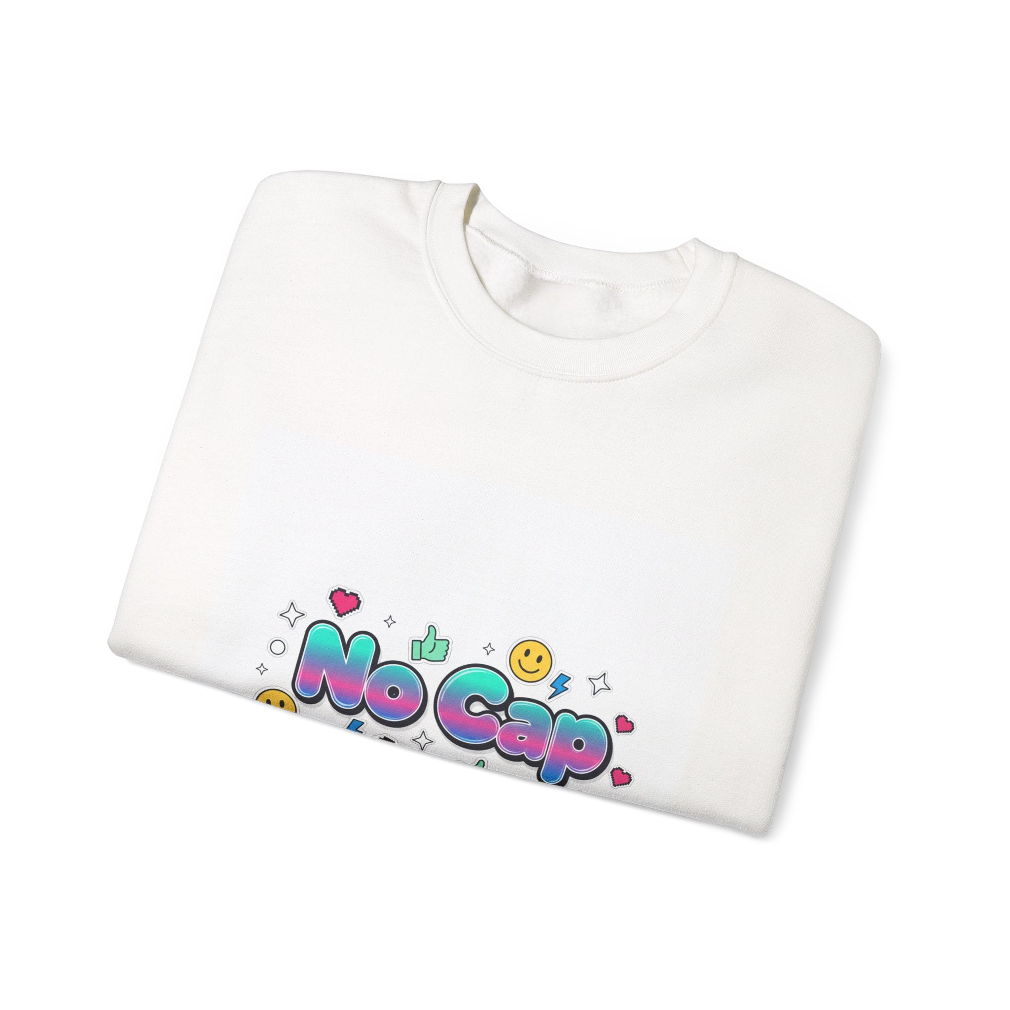No Cap Crewneck Sweatshirt | Gen-Z Slang, Internet Lingo