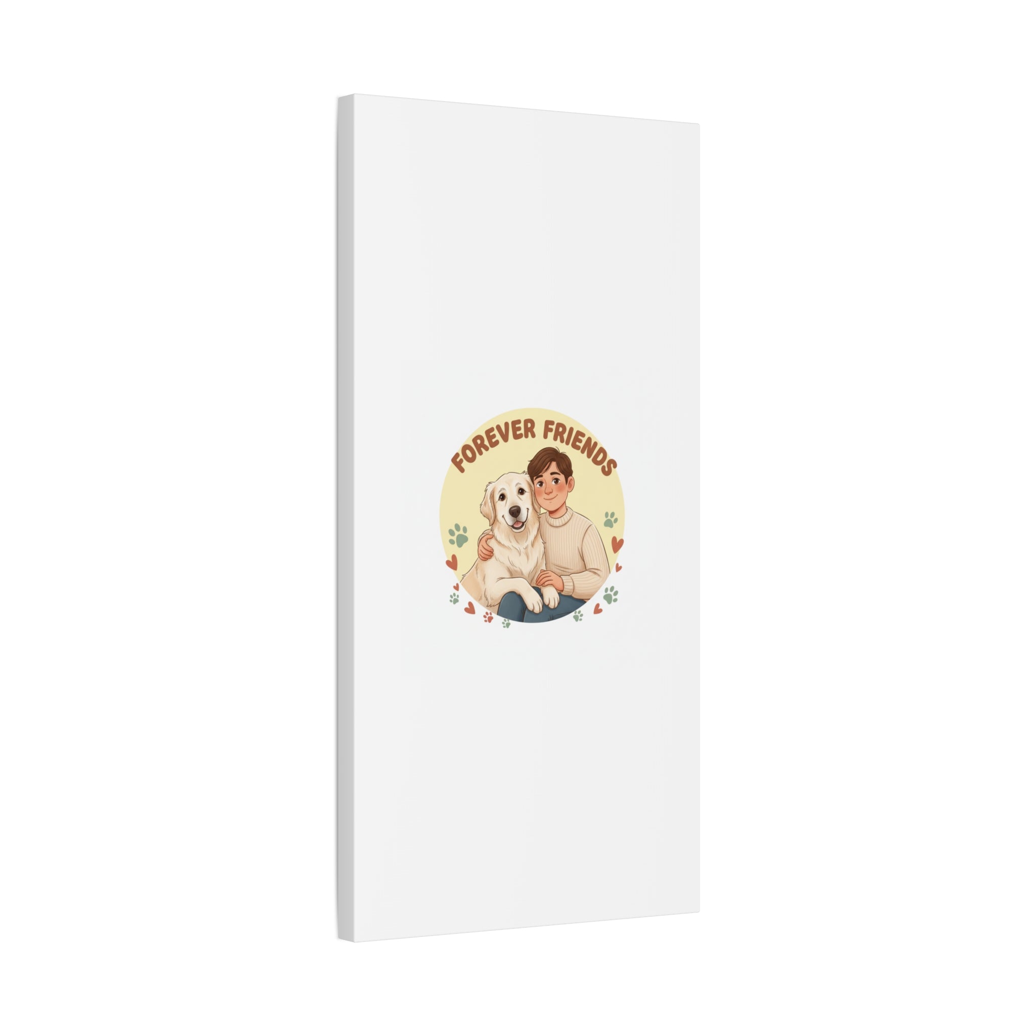 Forever Friends Dog Wall Art, Pet Canvas, Senior Dog Print | Pet-Centric Holiday