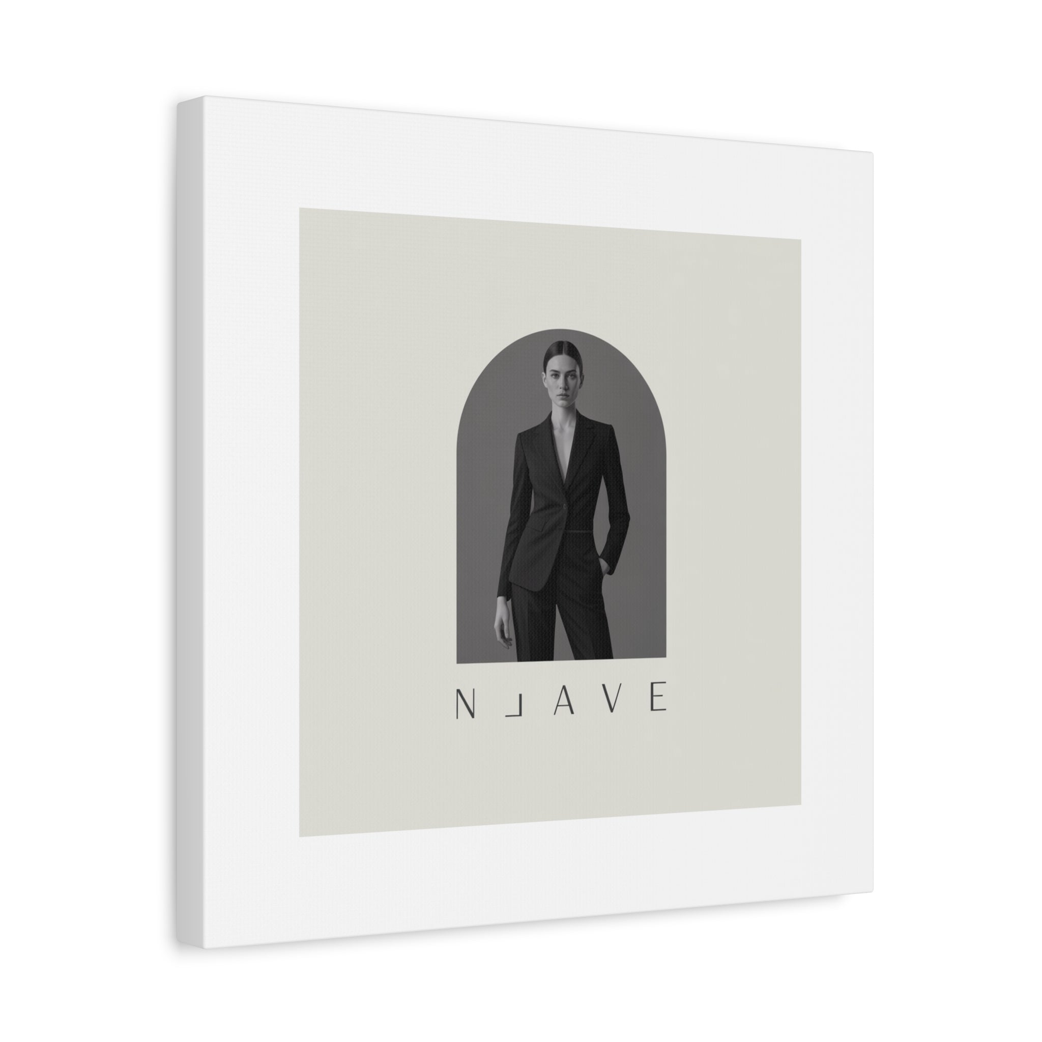 Monochrome Minimal Fashion Print, Canvas