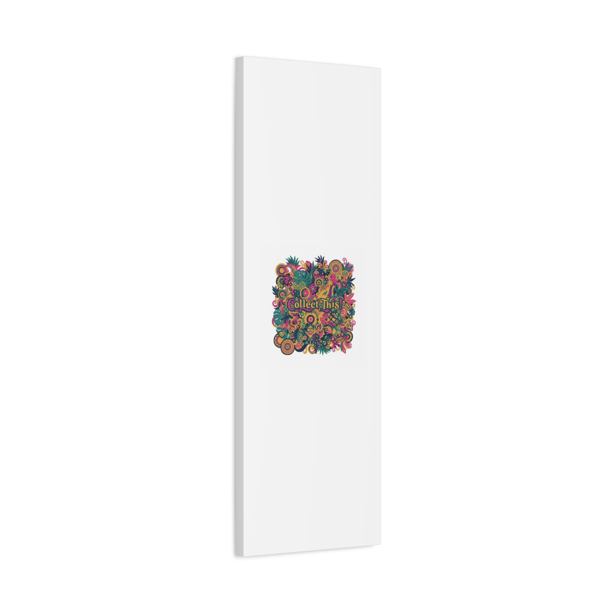 Collect This! Maximalist Floral Collage Canvas | Bold Boho Pattern, Colorful Ornament