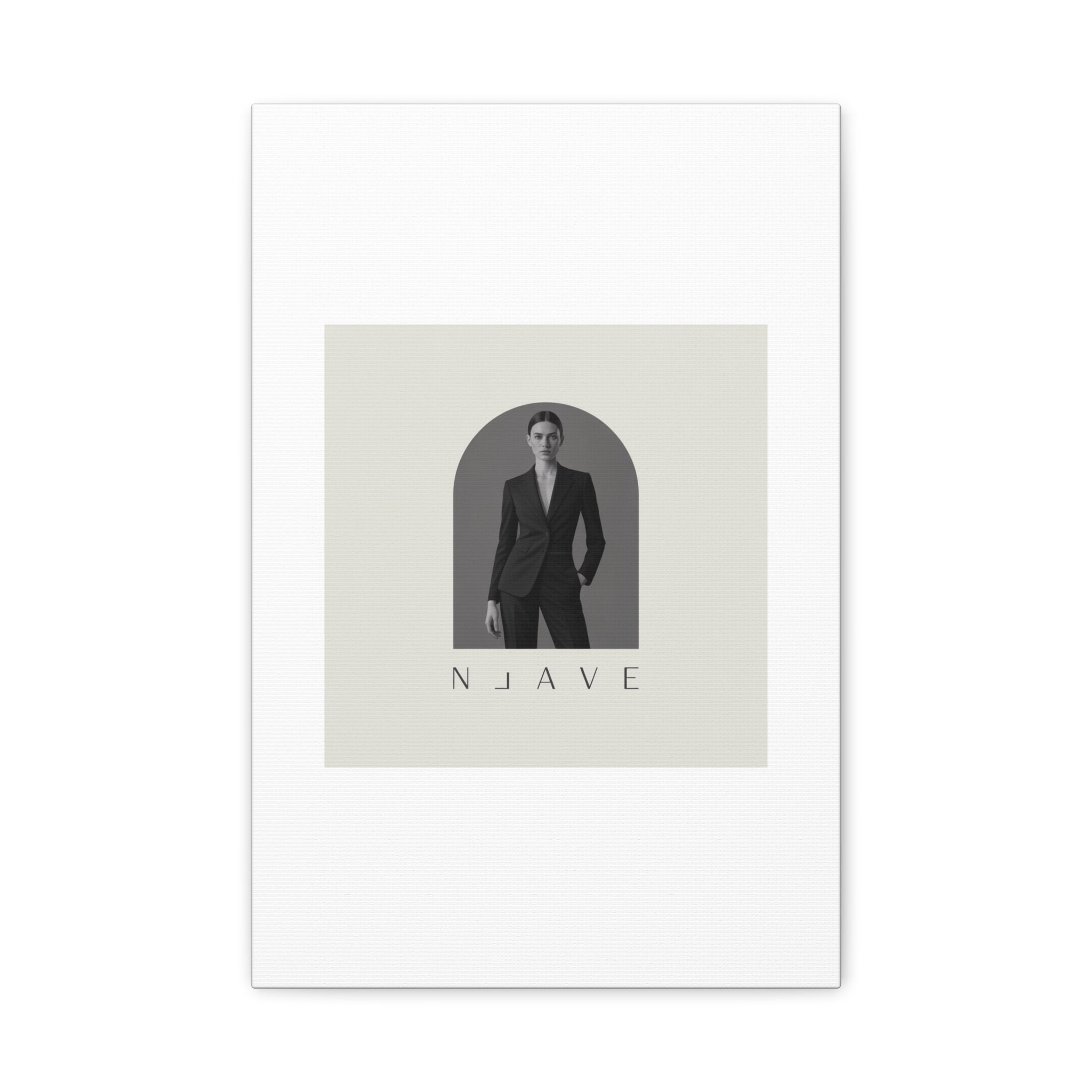 Monochrome Minimal Fashion Print, Canvas