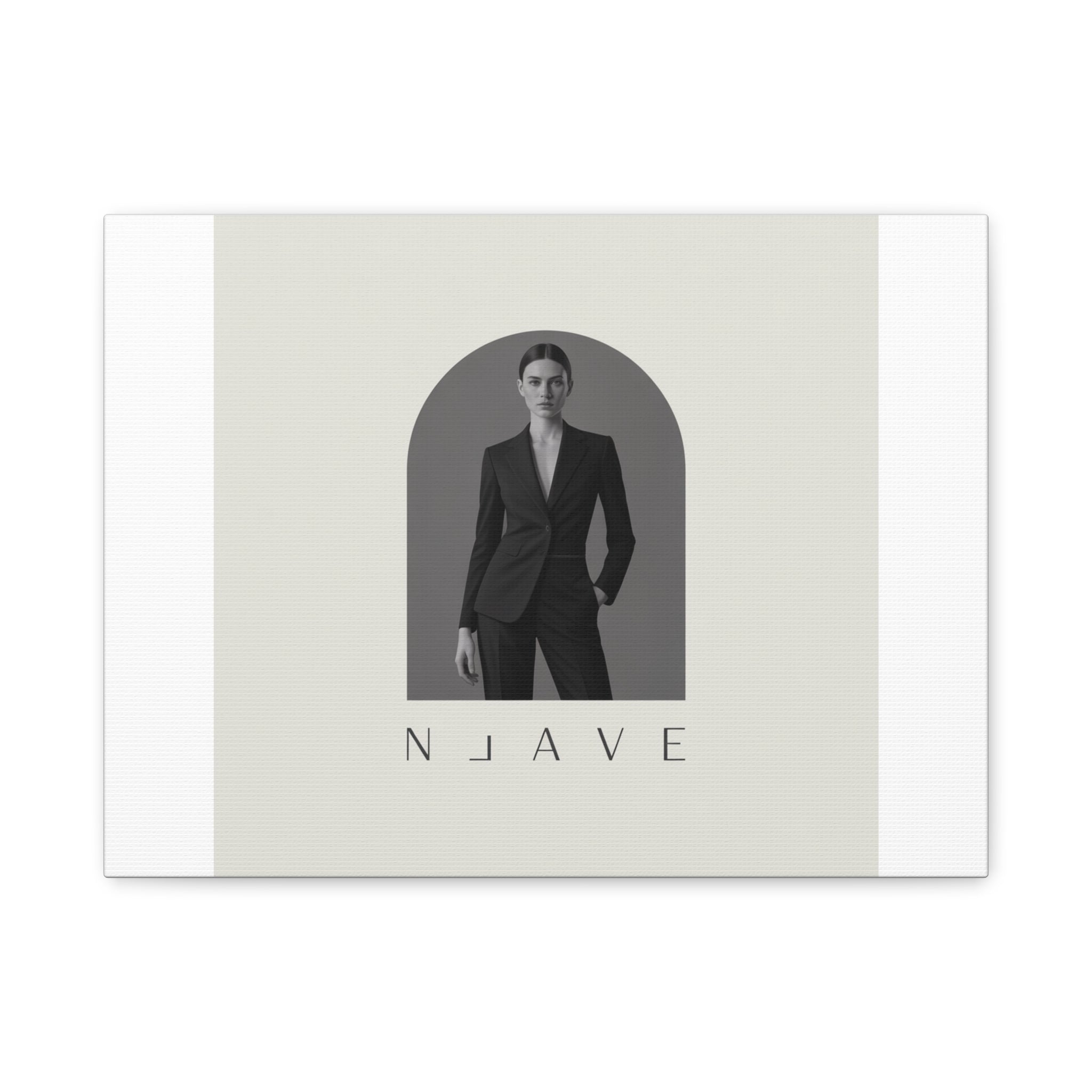 Monochrome Minimal Fashion Print, Canvas