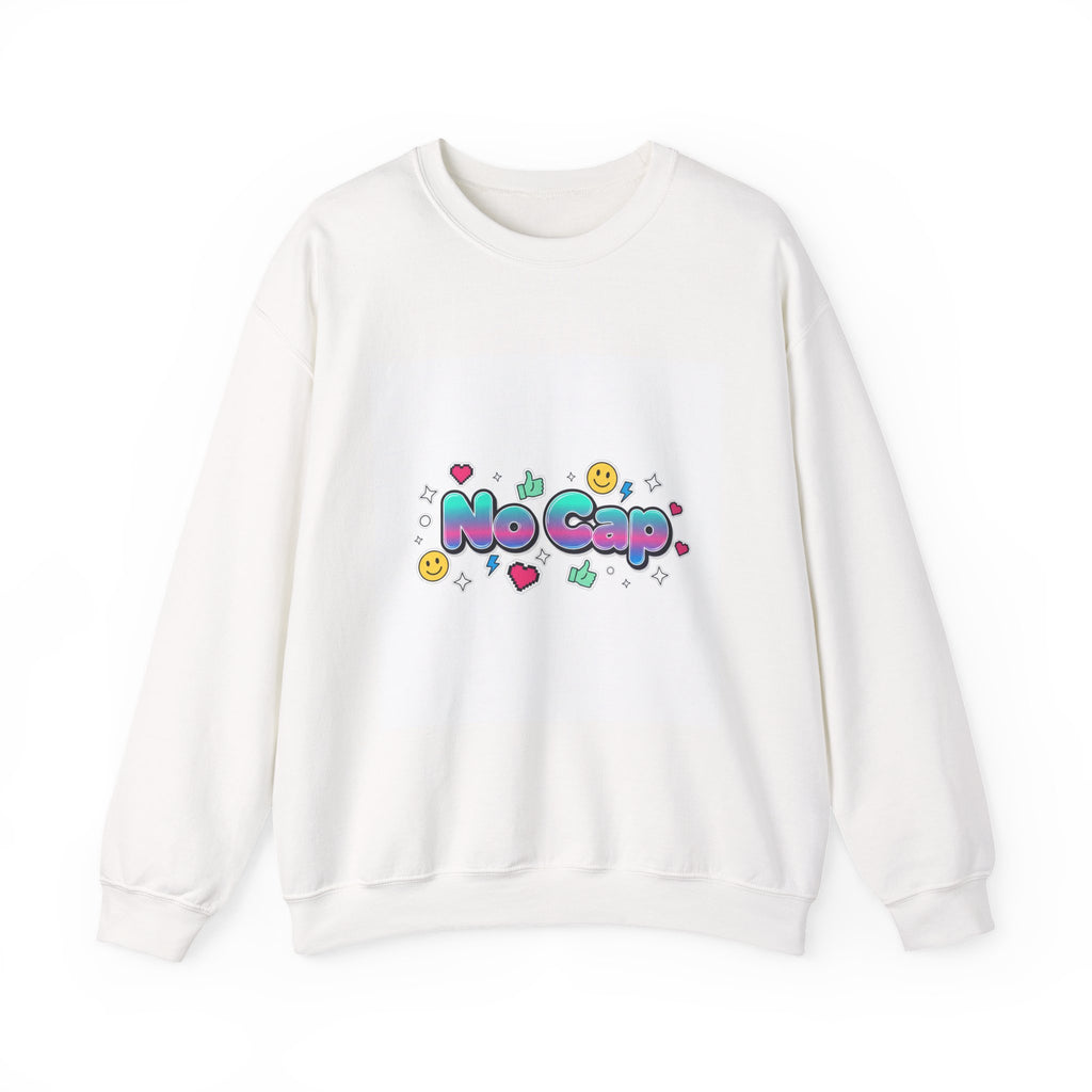 No Cap Crewneck Sweatshirt | Gen-Z Slang, Internet Lingo