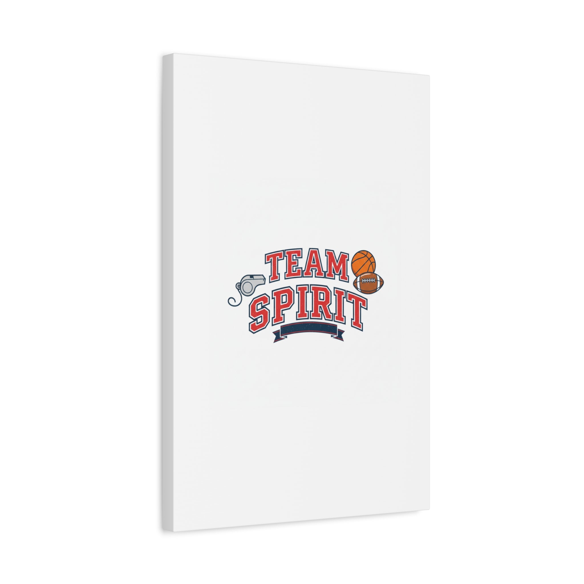 Team Spirit varsity crest Canvas