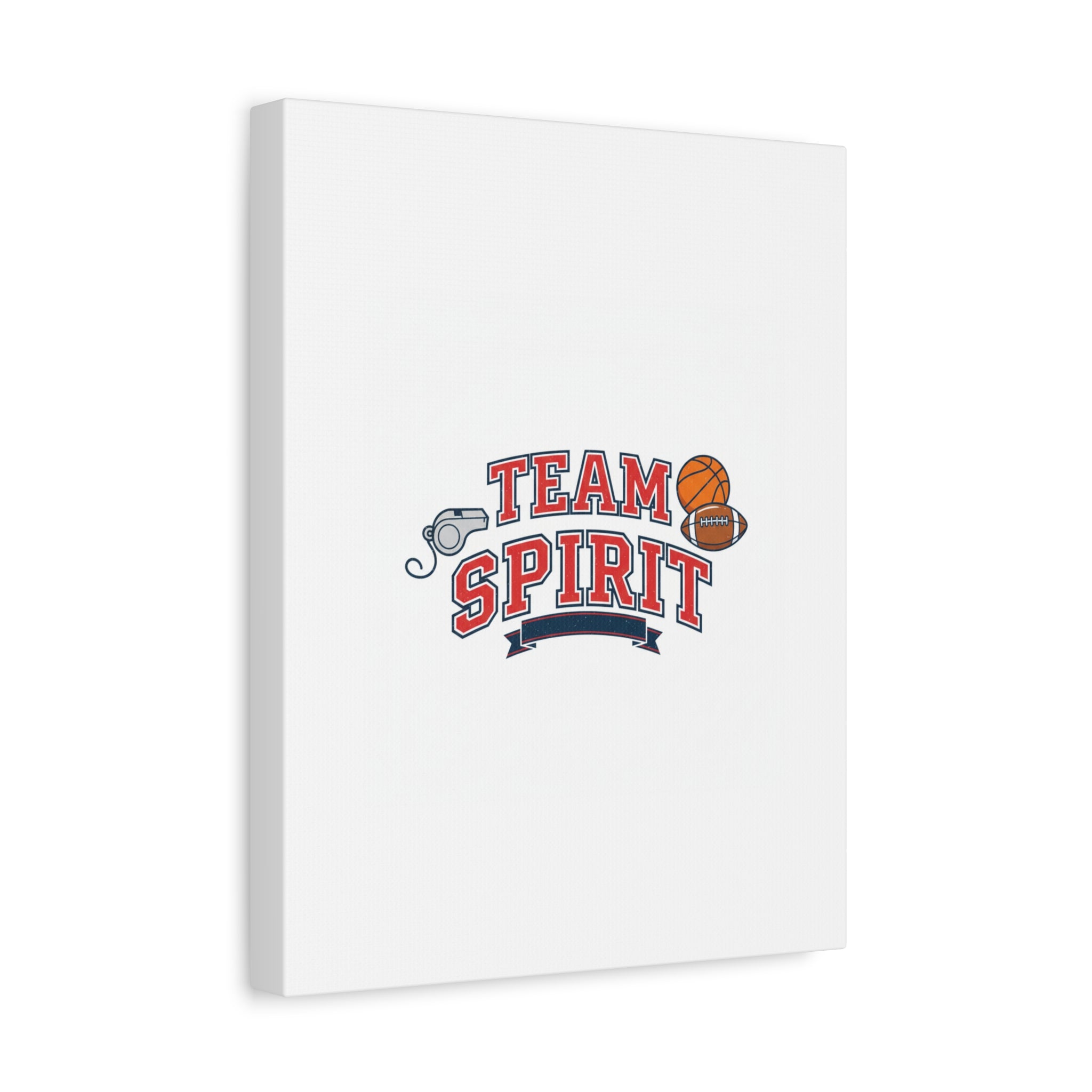 Team Spirit varsity crest Canvas