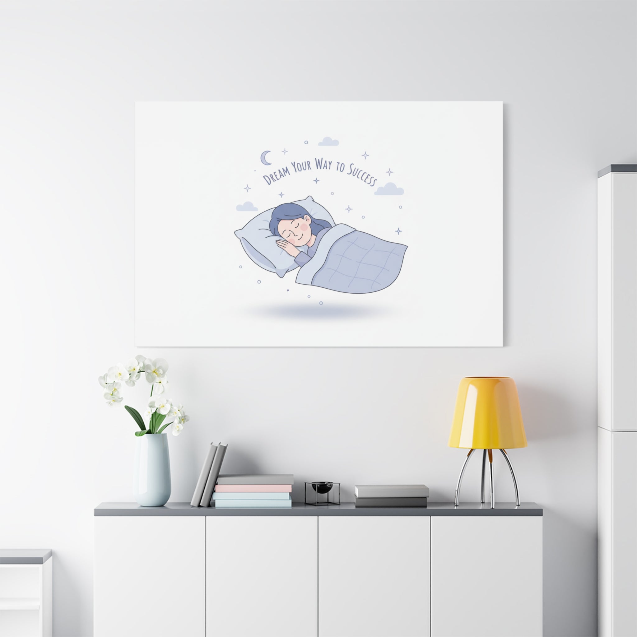 Dream Your Way to Success Canvas | Sleepmaxxing, Rest Is Productive