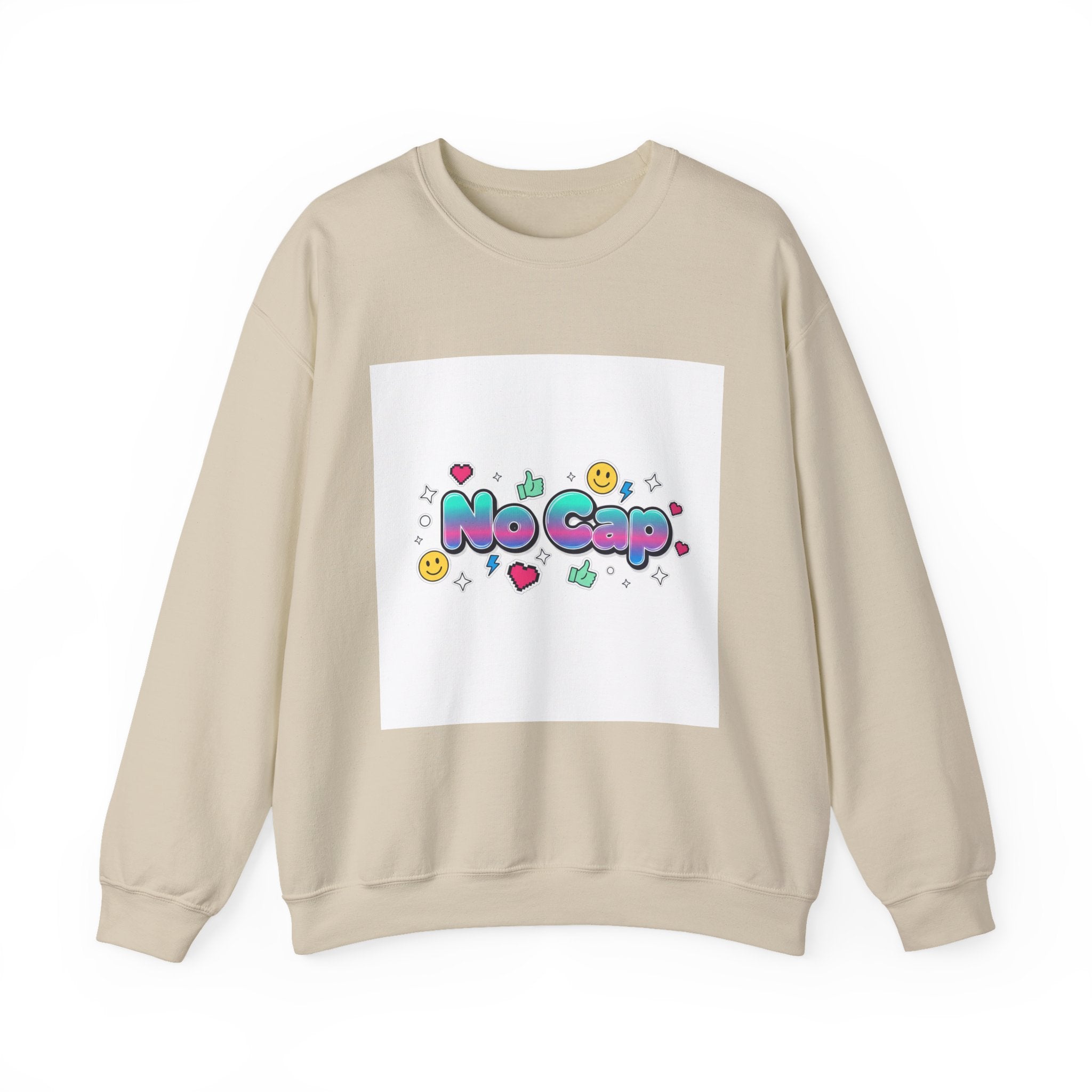 No Cap Crewneck Sweatshirt | Gen-Z Slang, Internet Lingo