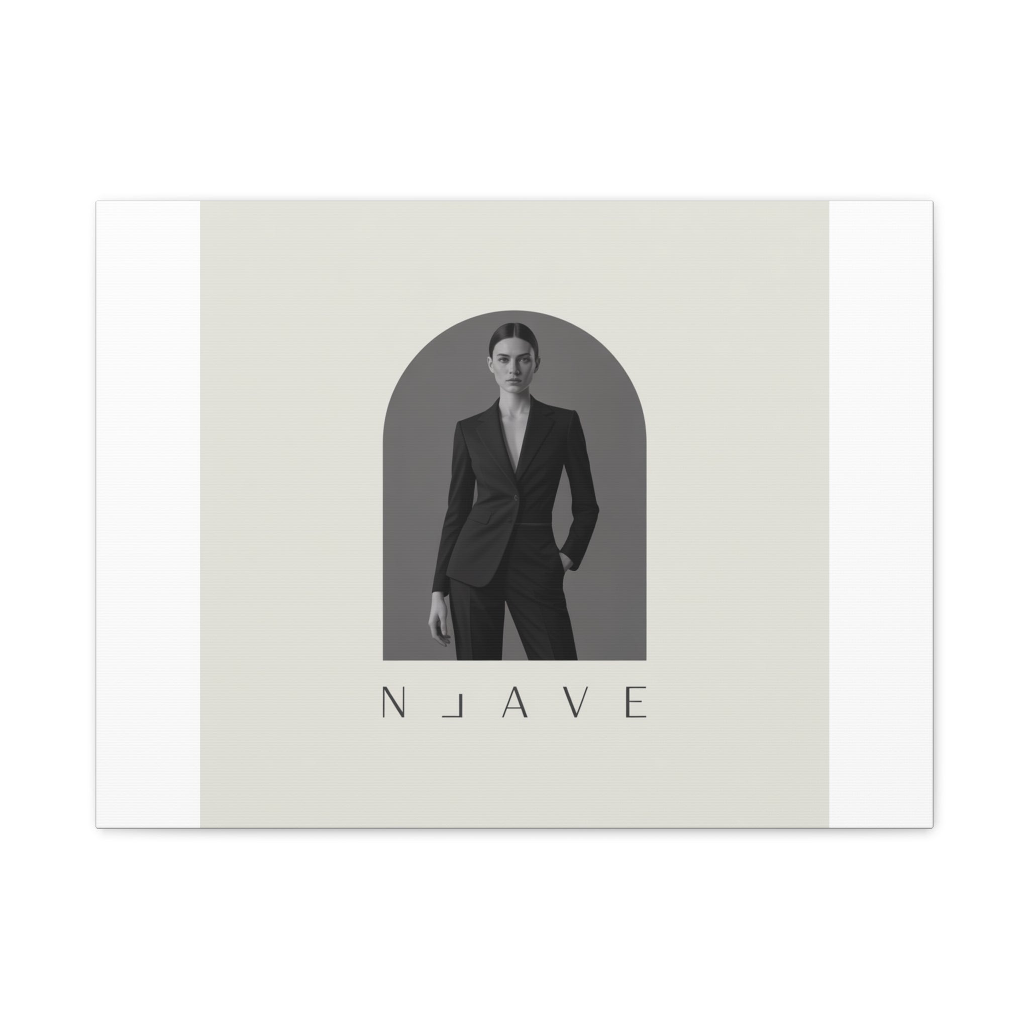 Monochrome Minimal Fashion Print, Canvas