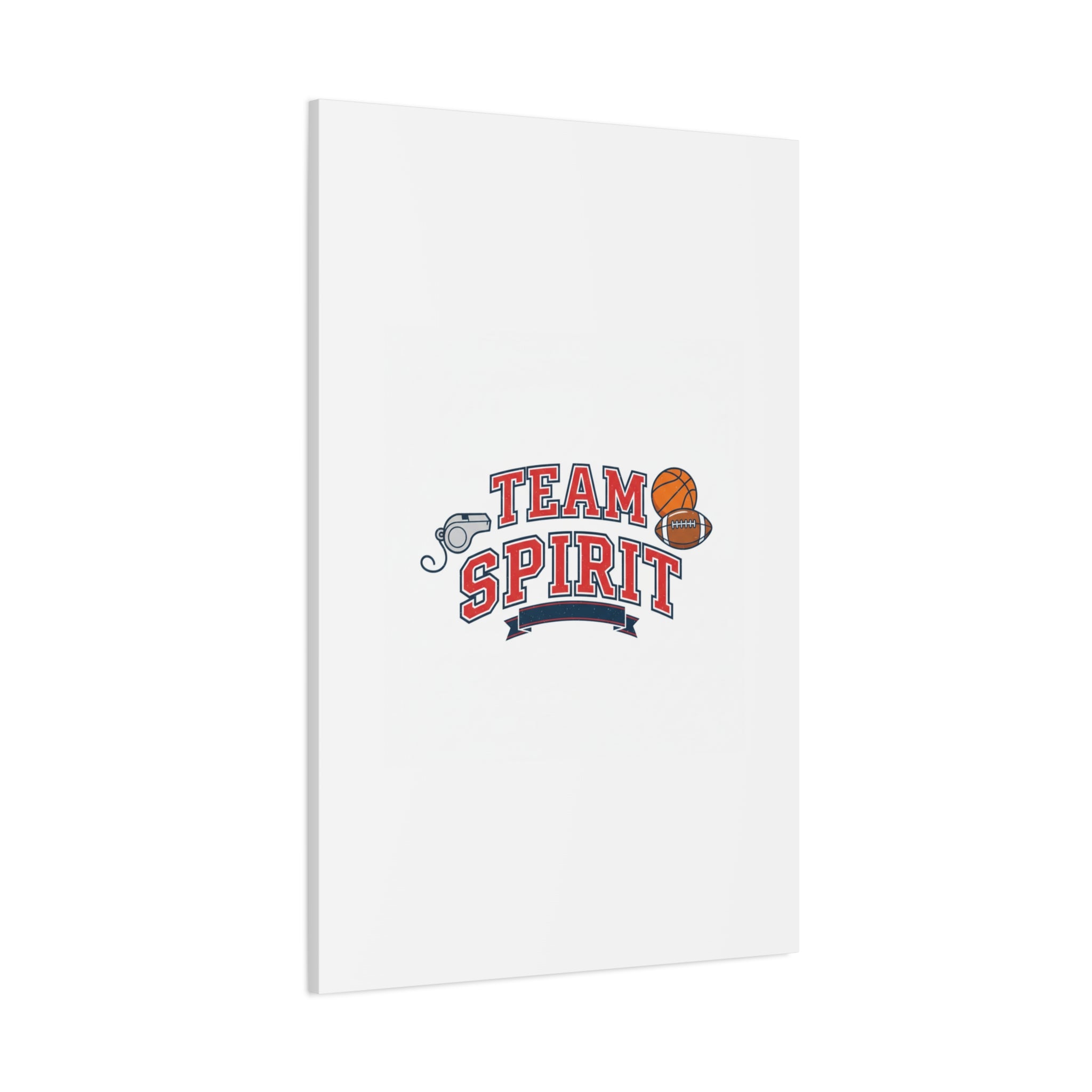 Team Spirit varsity crest Canvas