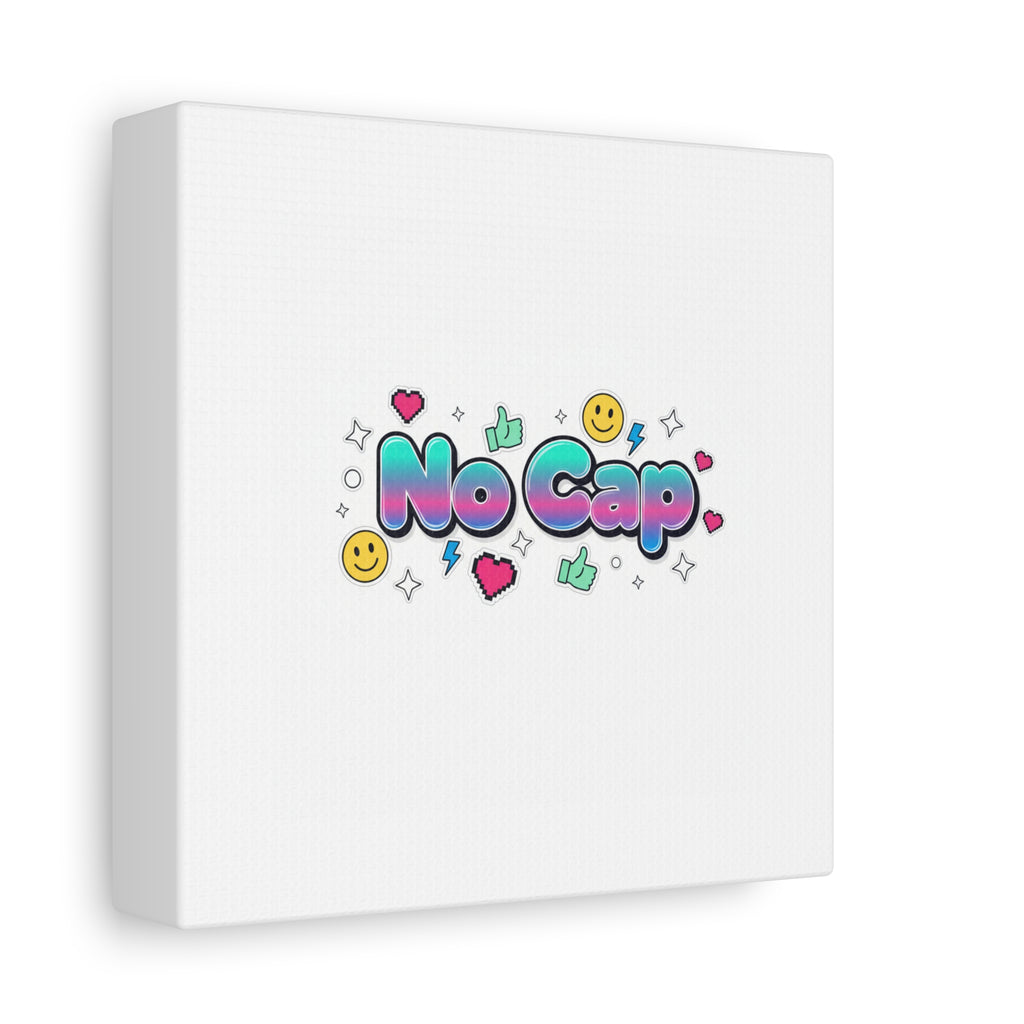 No Cap Canvas | Gen-Z Slang, Internet Lingo Wall Art