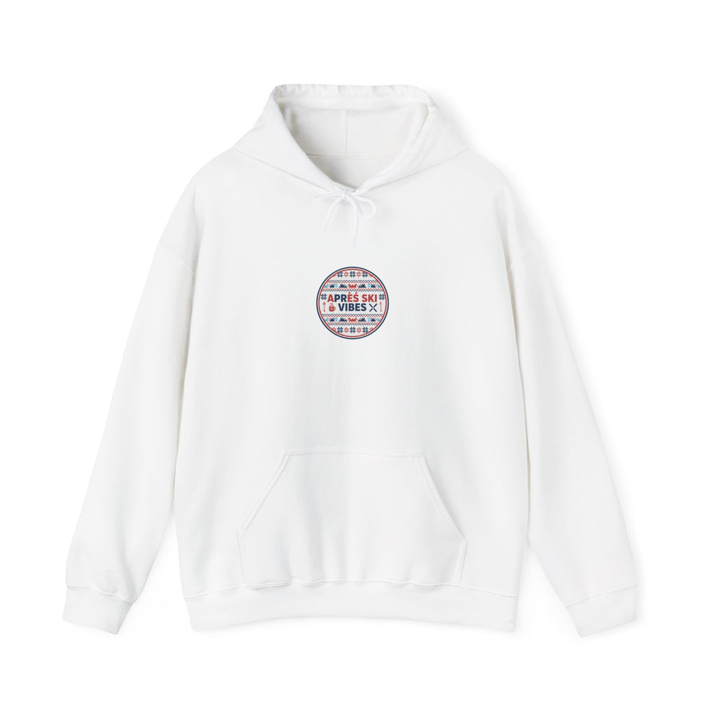Après Ski Vibes badge Hoodie | Fair Isle ski-club graphic