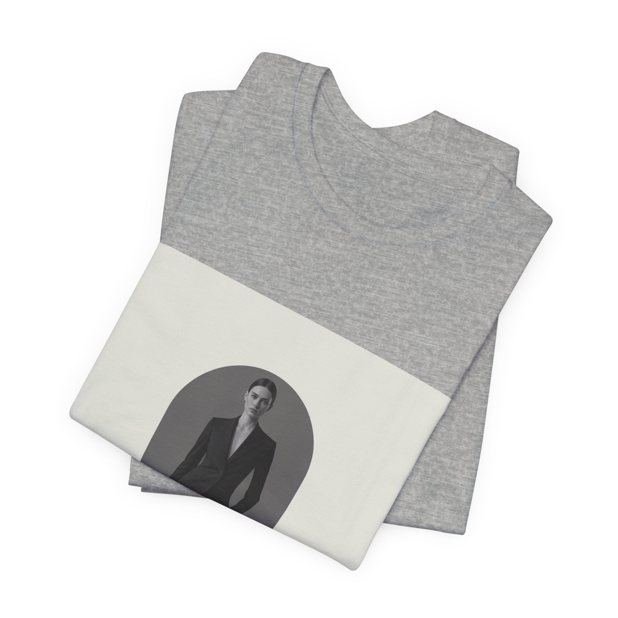 Monochrome Arch Portrait Tee | tonal loungewear, matching set shirt