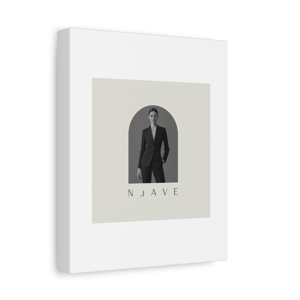 Monochrome Minimal Fashion Print, Canvas