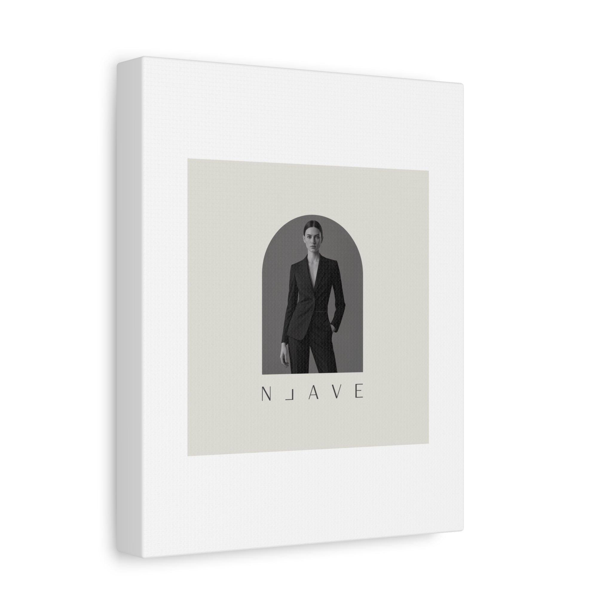 Monochrome Minimal Fashion Print, Canvas