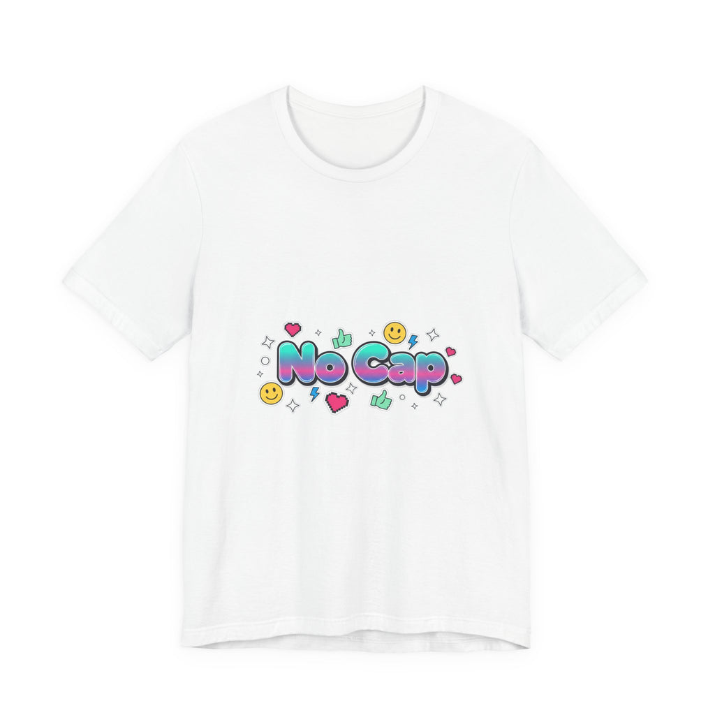 No Cap tee | Gen-Z slang shirt, bold meme typography
