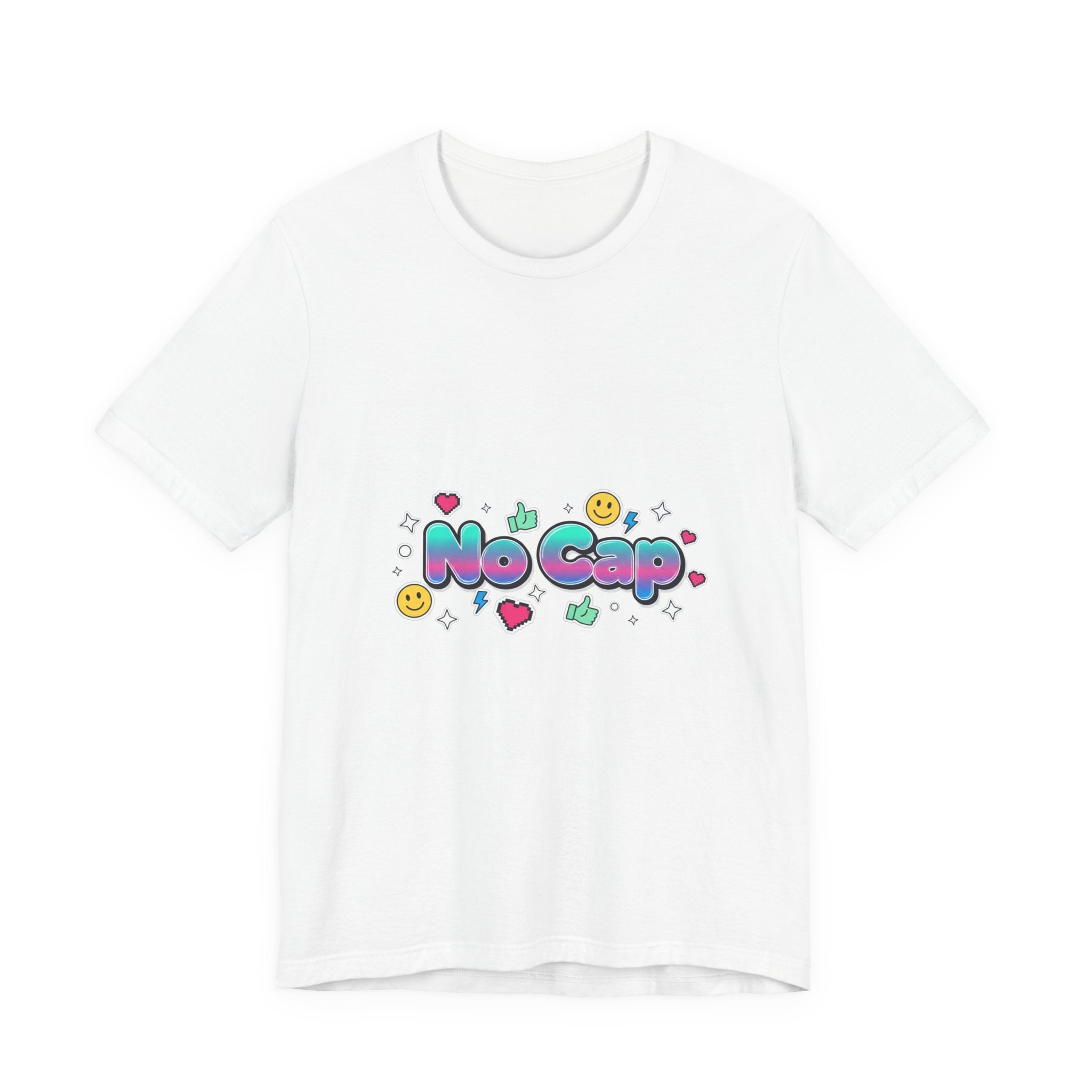 No Cap tee | Gen-Z slang shirt, bold meme typography