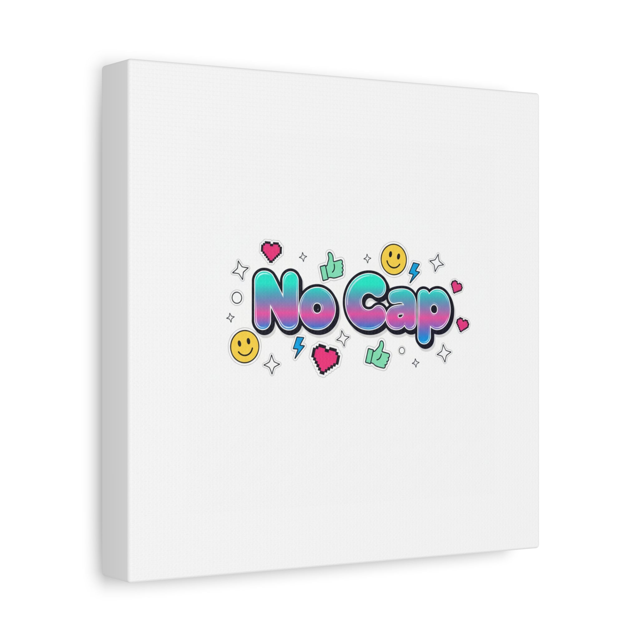 No Cap Canvas | Gen-Z Slang, Internet Lingo Wall Art