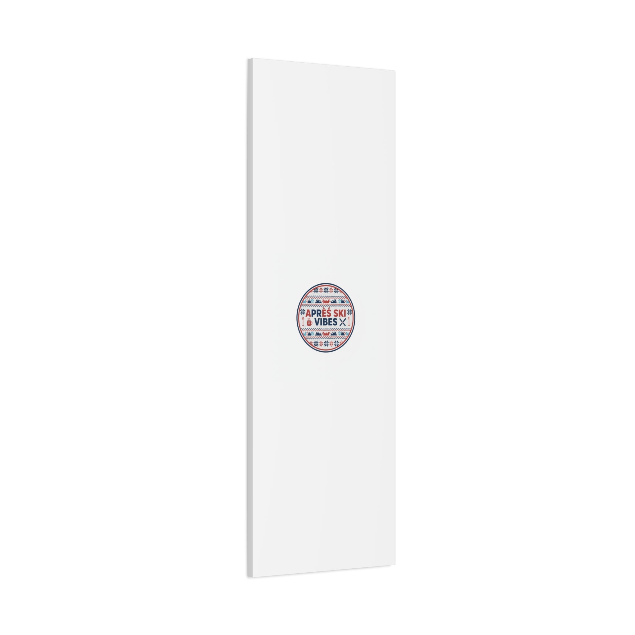 Après Ski Vibes Canvas, Fair Isle Ski Lodge Wall Art | Mountain Chalet Decor