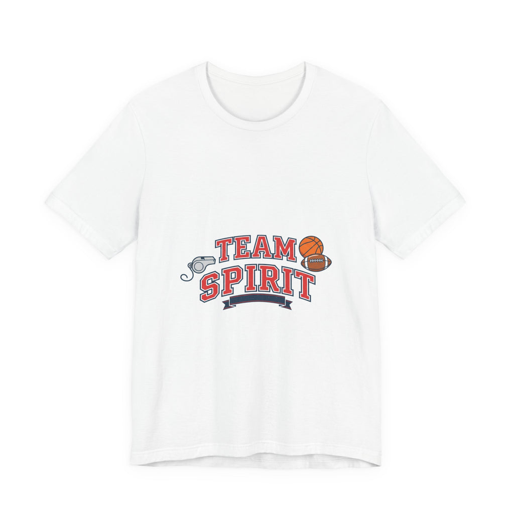 Team Spirit Varsity Letter Tee | collegiate athletic block font