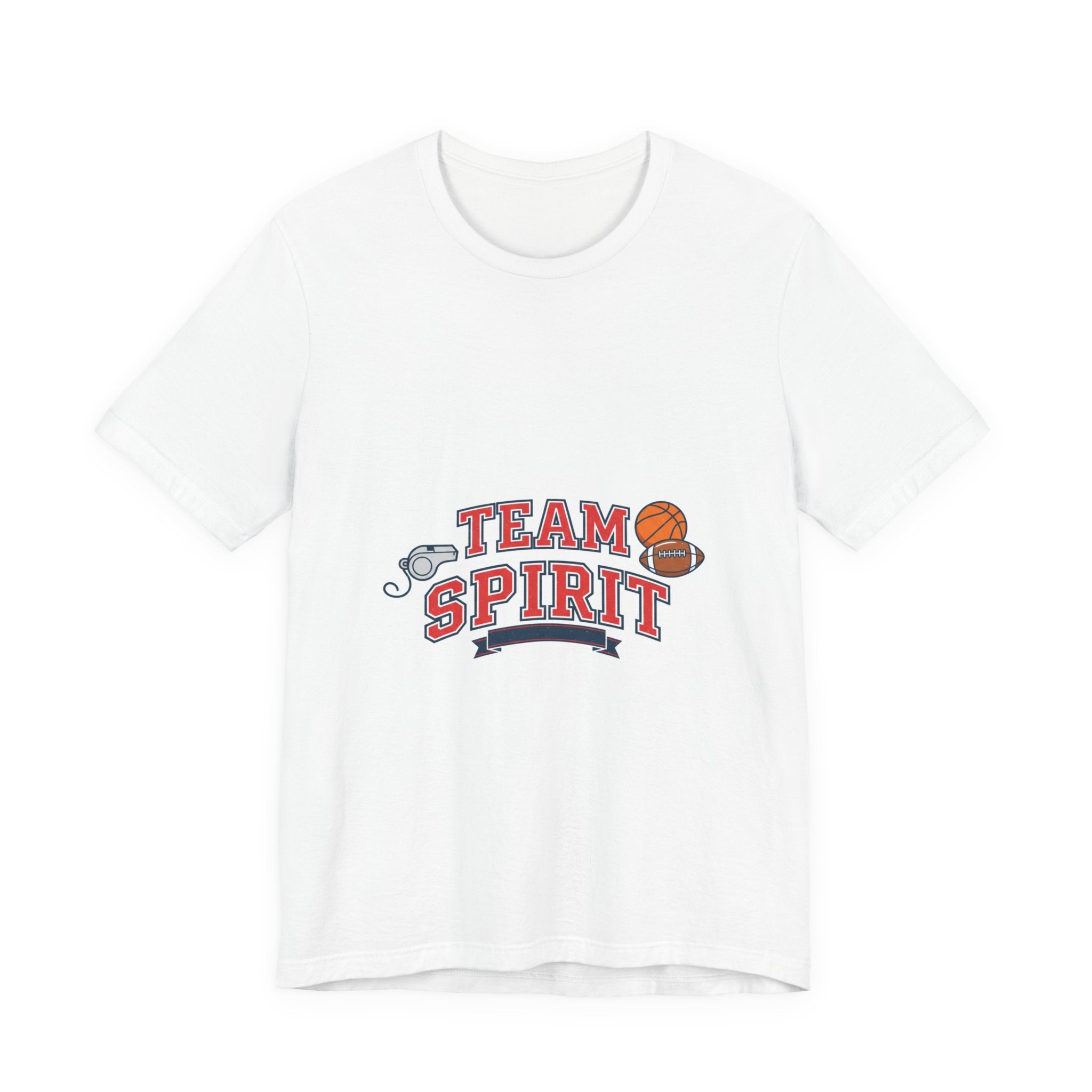 Team Spirit Varsity Letter Tee | collegiate athletic block font