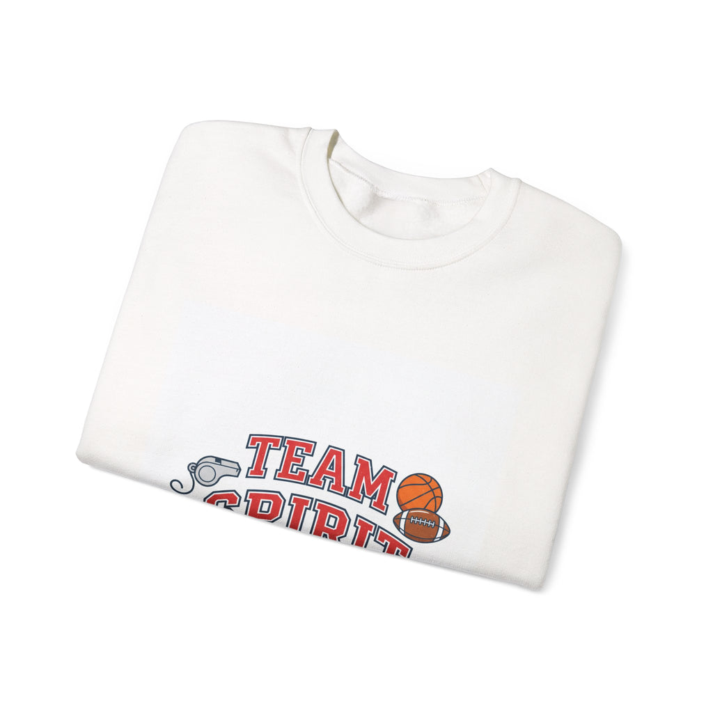 Team Spirit Crewneck Sweatshirt | Varsity/Collegiate, Athletic Block Letter