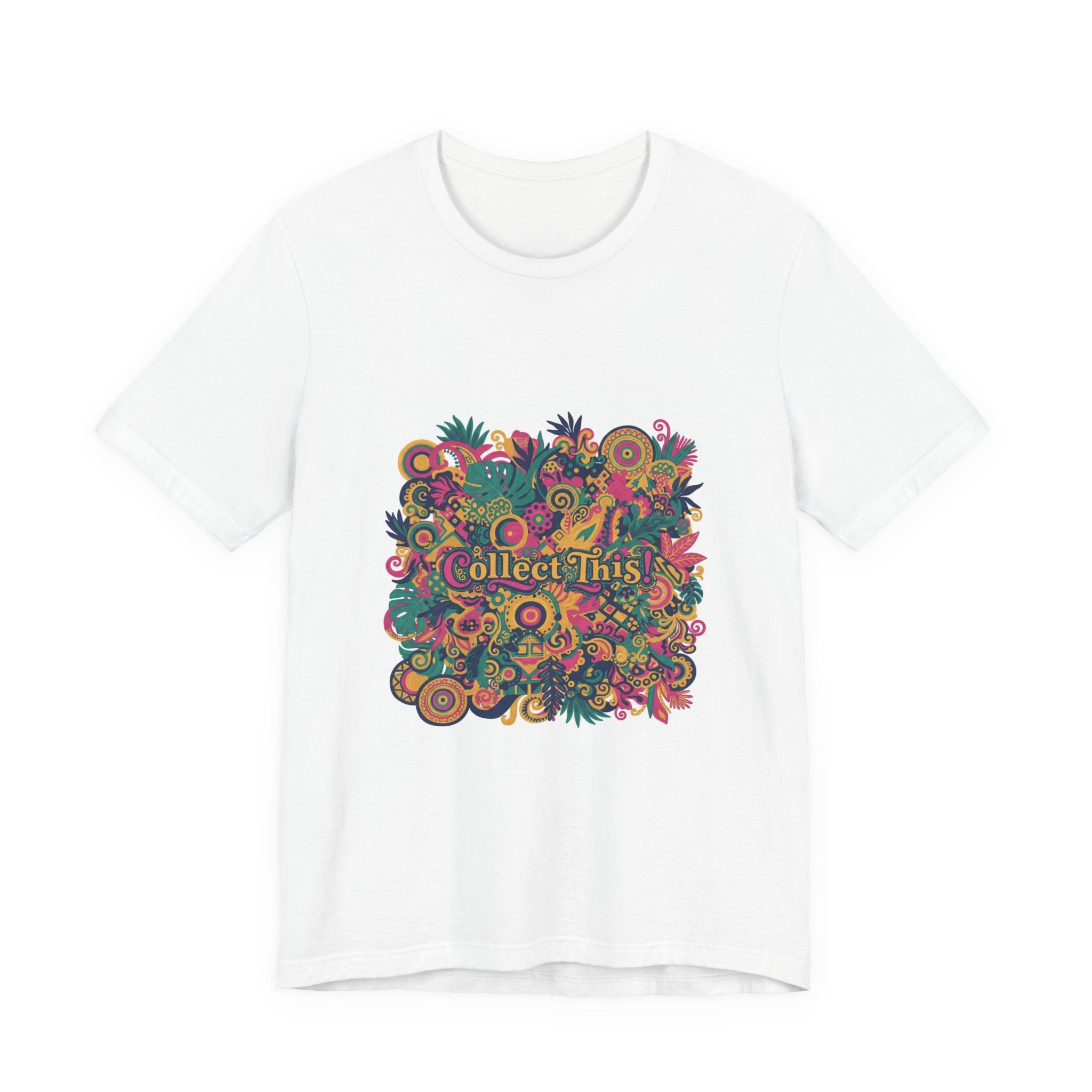 Collect This maximalist design T-Shirt | mixed pattern shirt, bold floral stripes