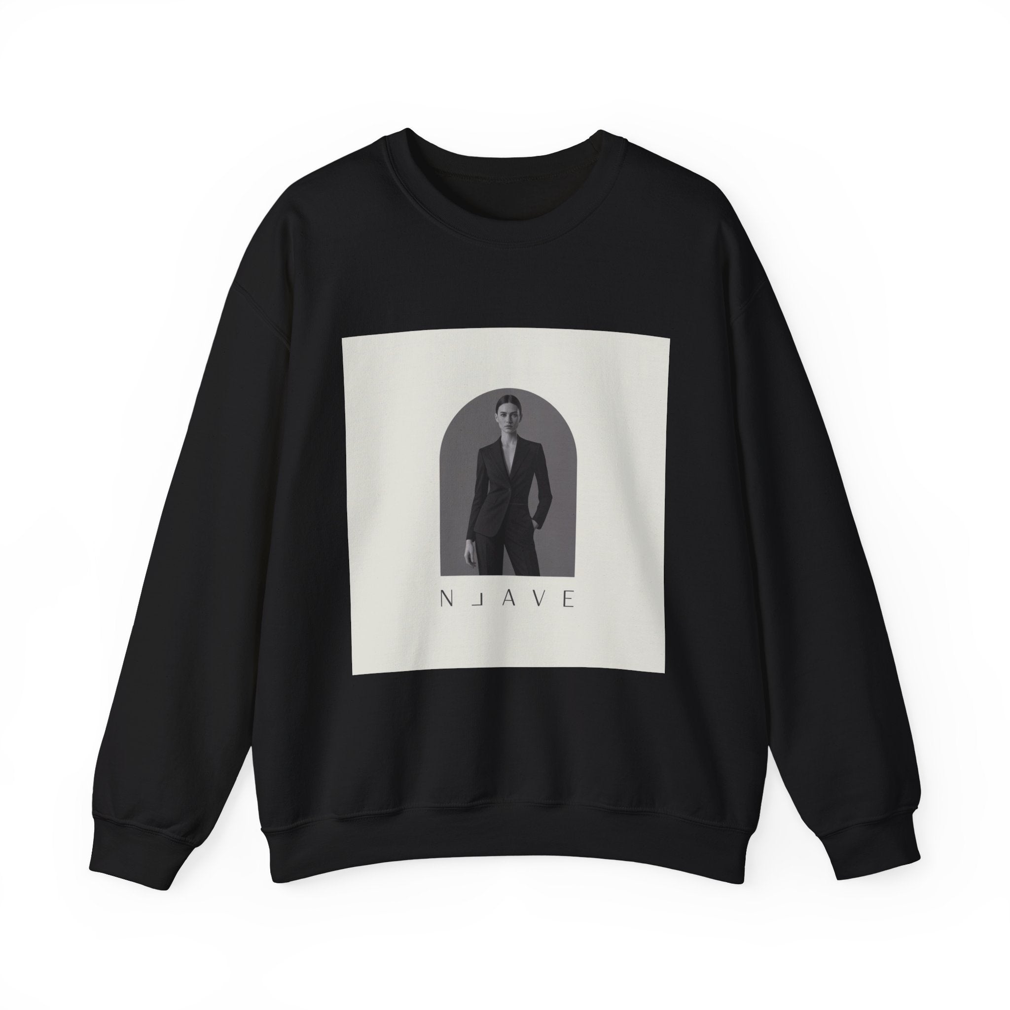 Minimal Tonal Graphic Sweatshirt | monochrome outfit, tonal loungewear