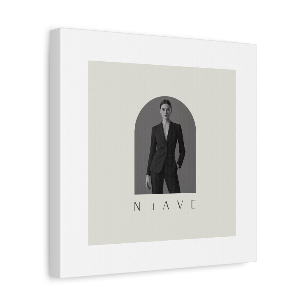 Monochrome Minimal Fashion Print, Canvas