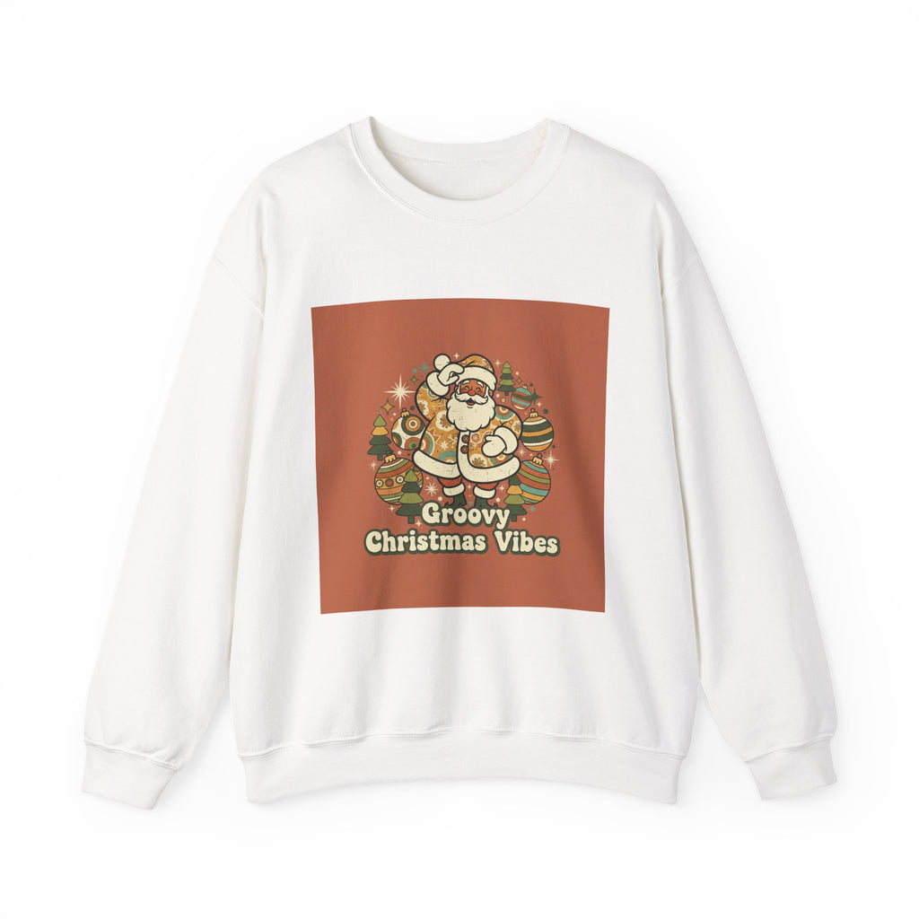 Groovy Christmas Vibes Sweatshirt | 1970s Retro Christmas, Vintage Holiday