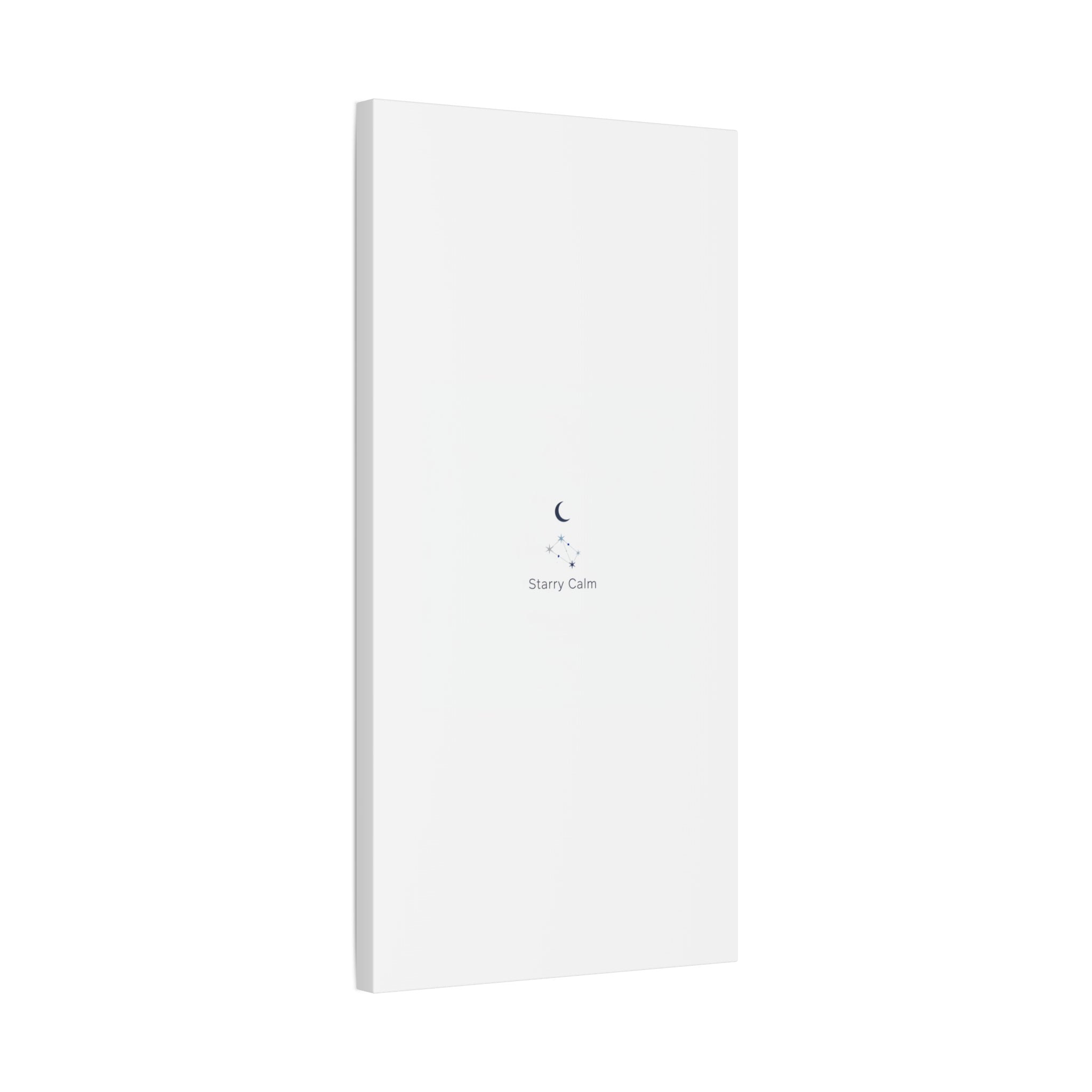 Starry Calm Moon & Constellation Canvas, minimal astrology art print