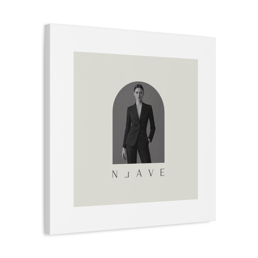 Monochrome Minimal Fashion Print, Canvas