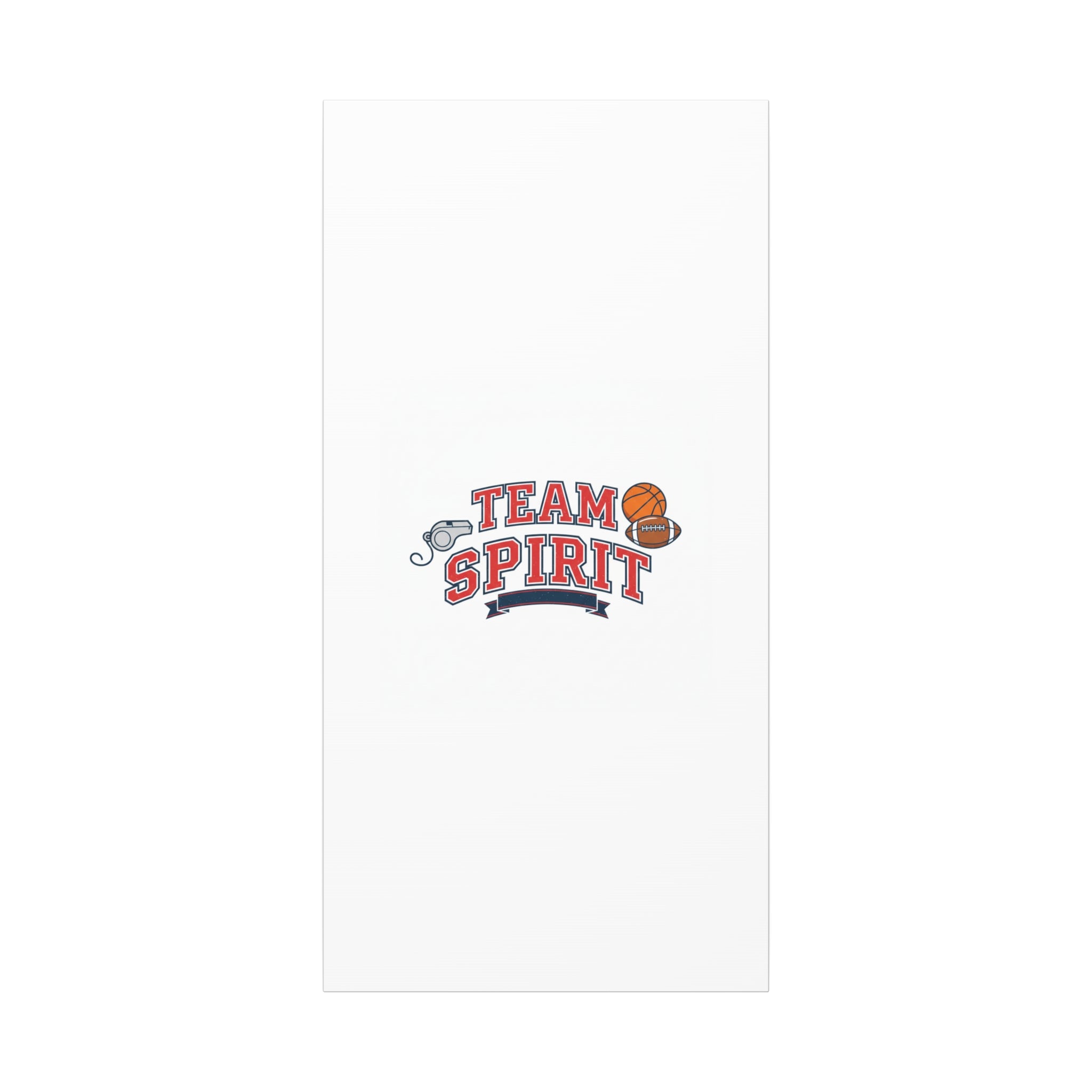 Team Spirit varsity crest Canvas