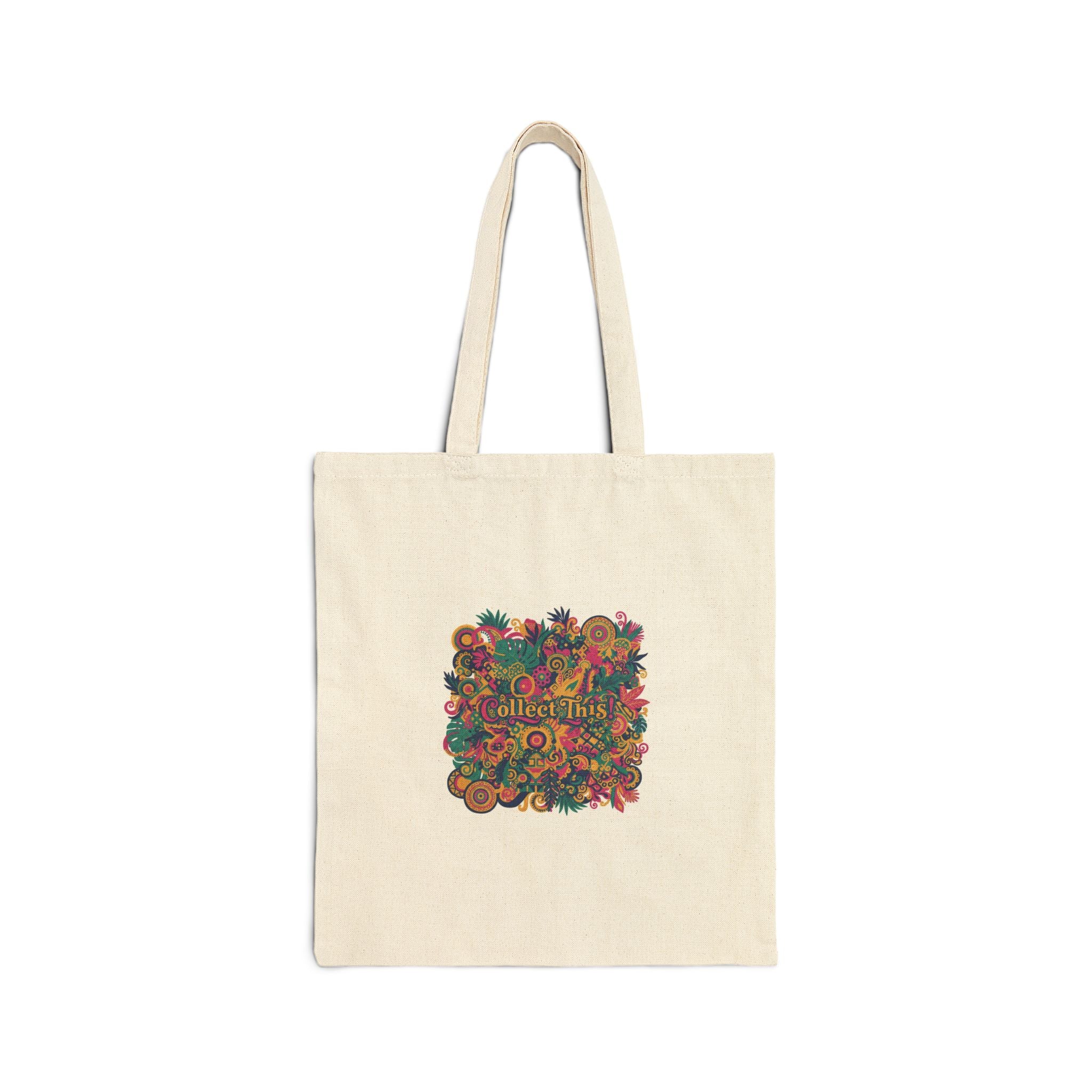 Bold Floral Collage Tote | Maximalist Pattern, Boho Collage Print