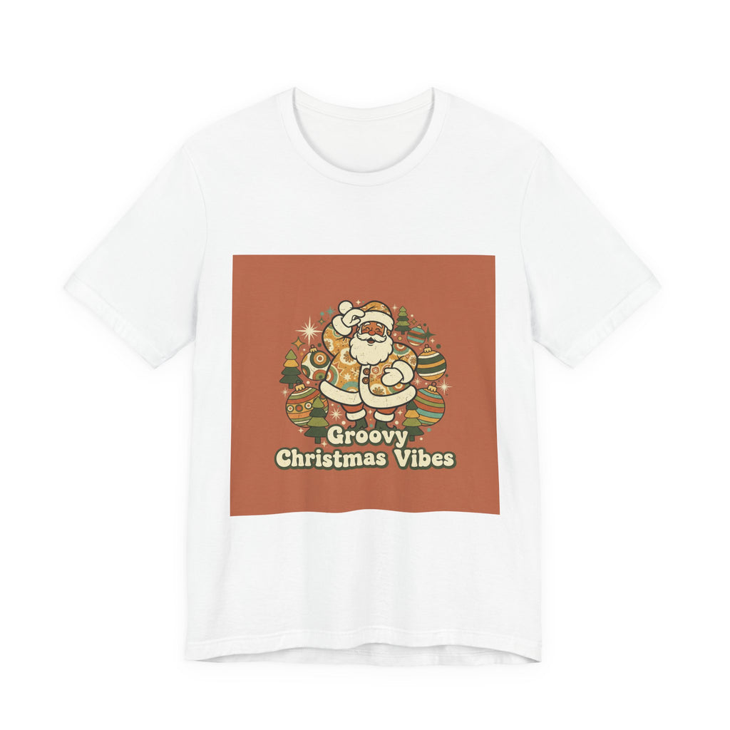 Groovy Christmas Vibes Tee | 1970s Retro Christmas, Vintage Holiday Shirt
