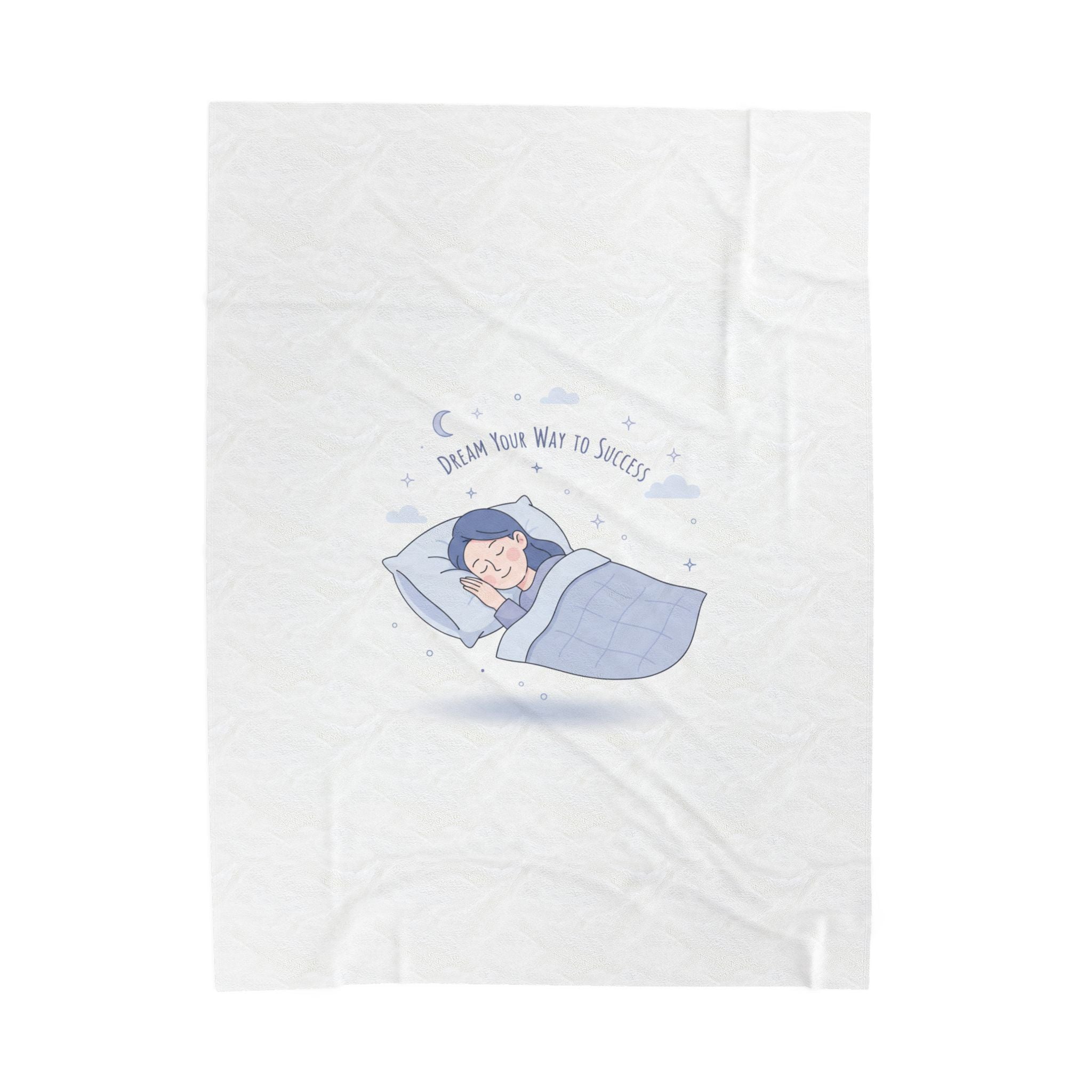 Resting Your Way to Success Velveteen Plush Blanket | Sleepmaxxing, Do Not Disturb