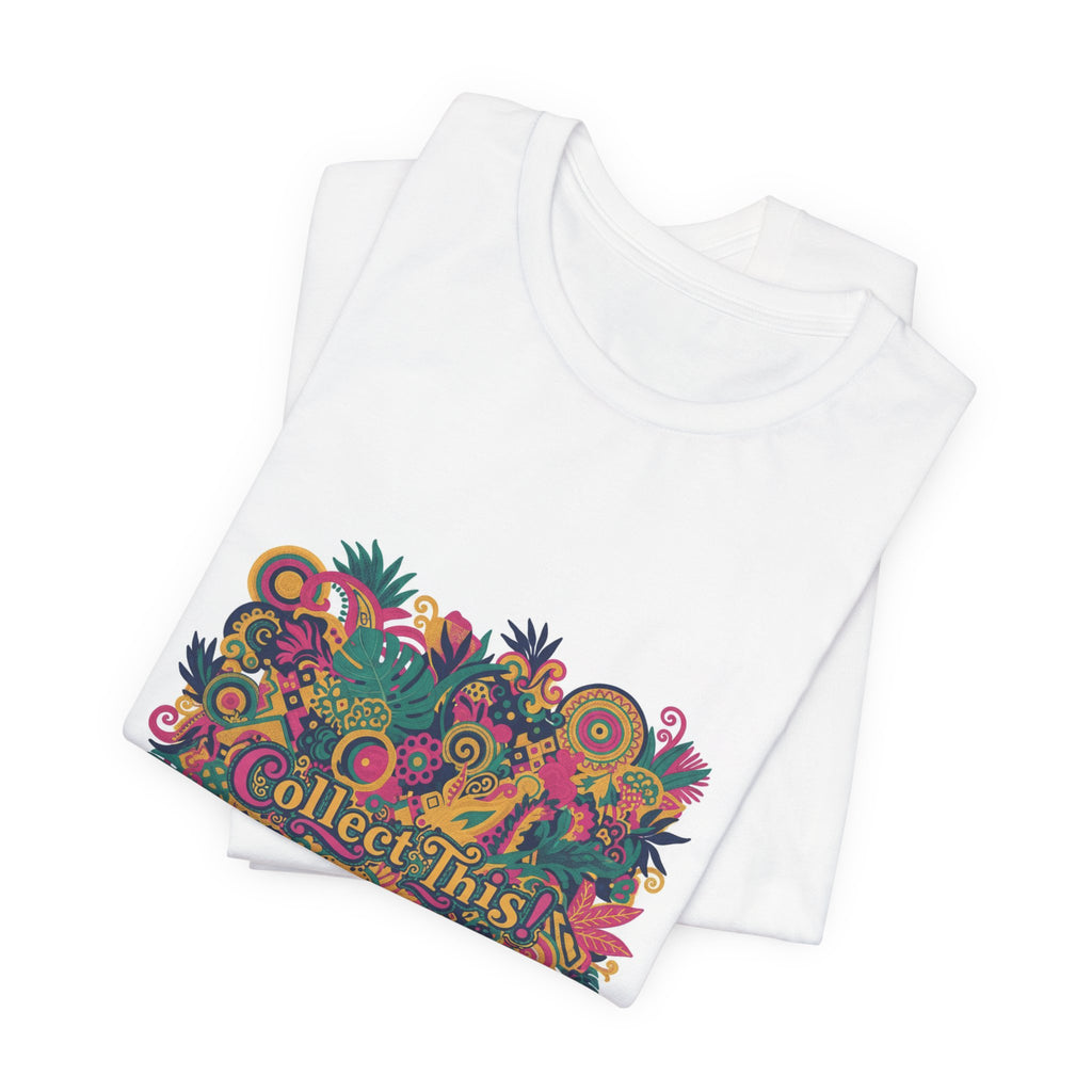 Collect This maximalist design T-Shirt | mixed pattern shirt, bold floral stripes