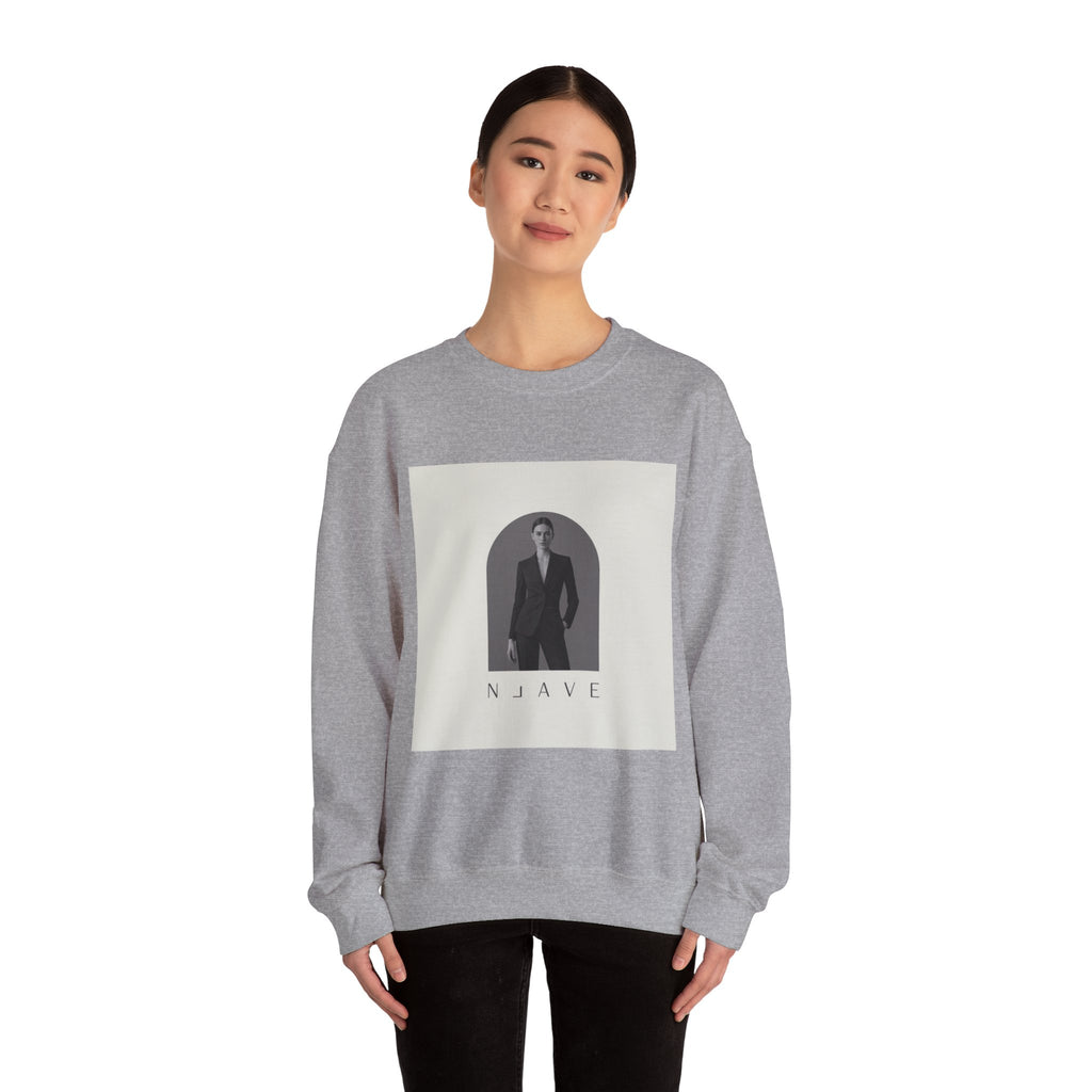 Minimal Tonal Graphic Sweatshirt | monochrome outfit, tonal loungewear