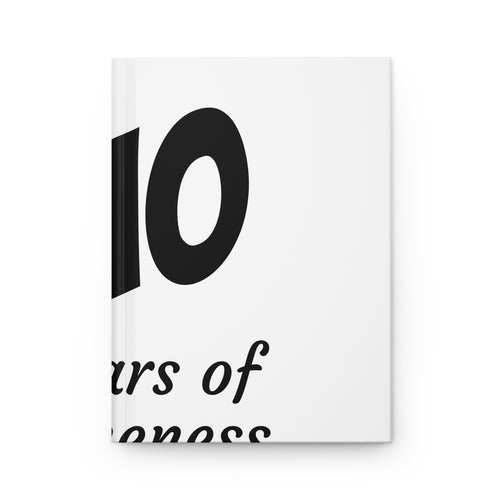 10/20 Years of Awesomeness Hardcover Journal — Milestone Birthday Keepsake