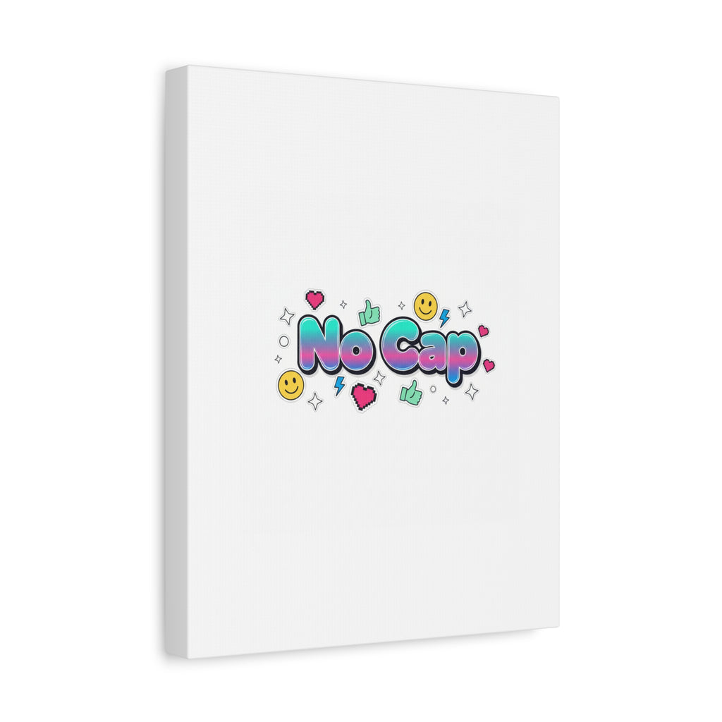 No Cap Canvas | Gen-Z Slang, Internet Lingo Wall Art