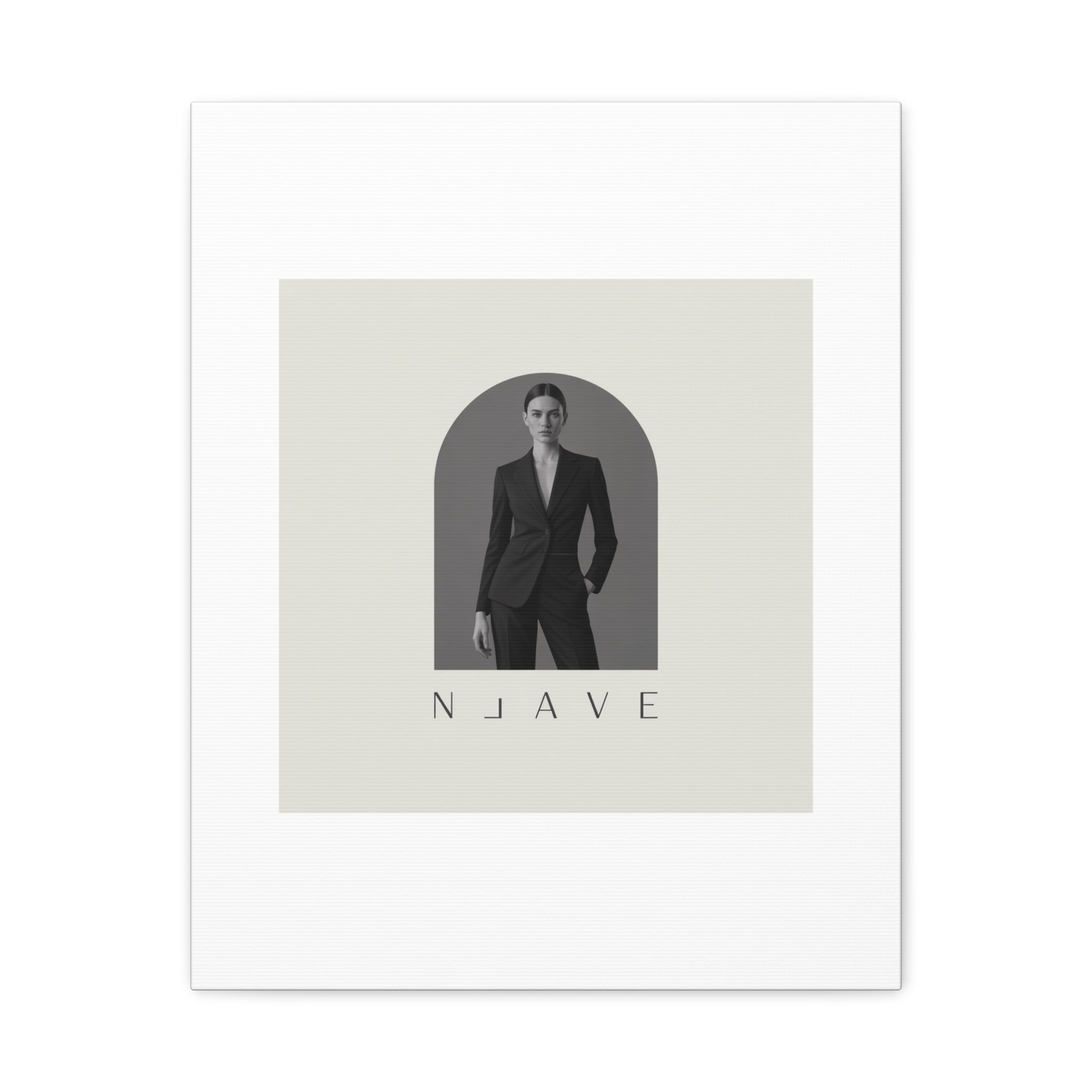 Monochrome Minimal Fashion Print, Canvas