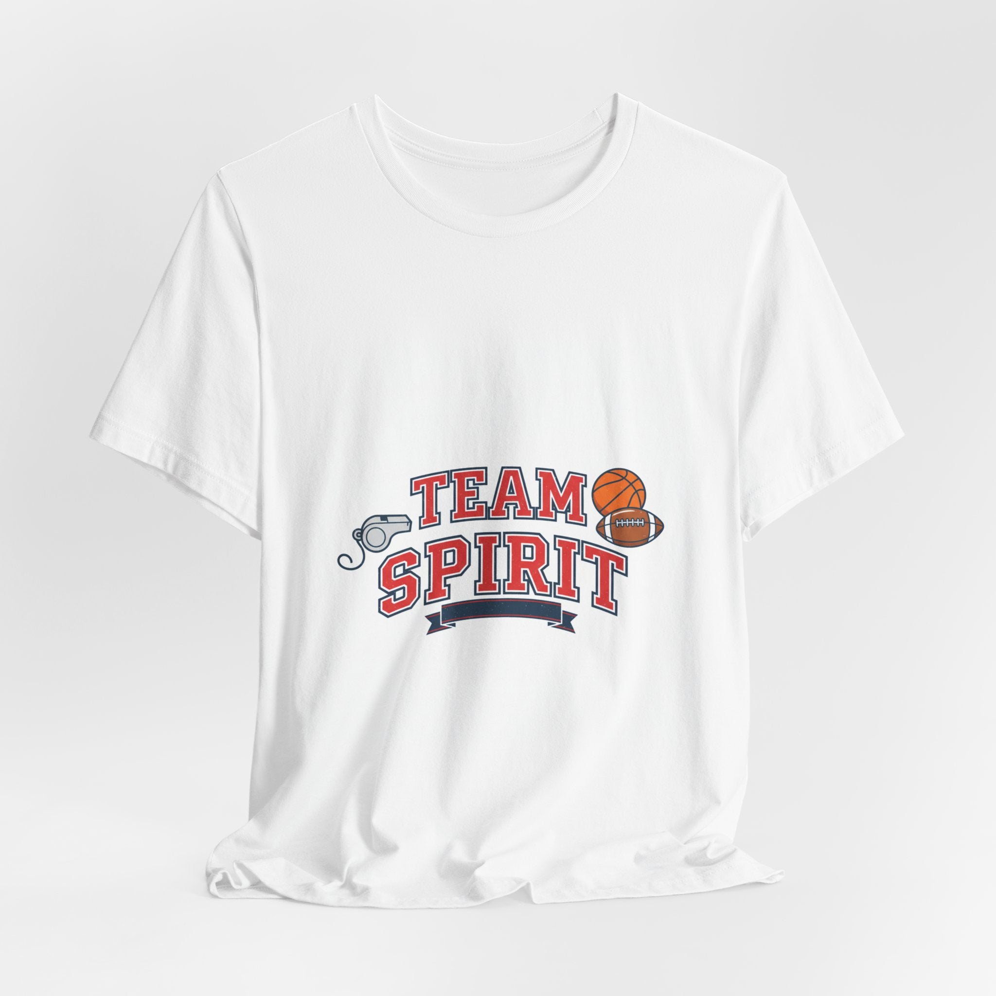 Team Spirit Varsity Letter Tee | collegiate athletic block font