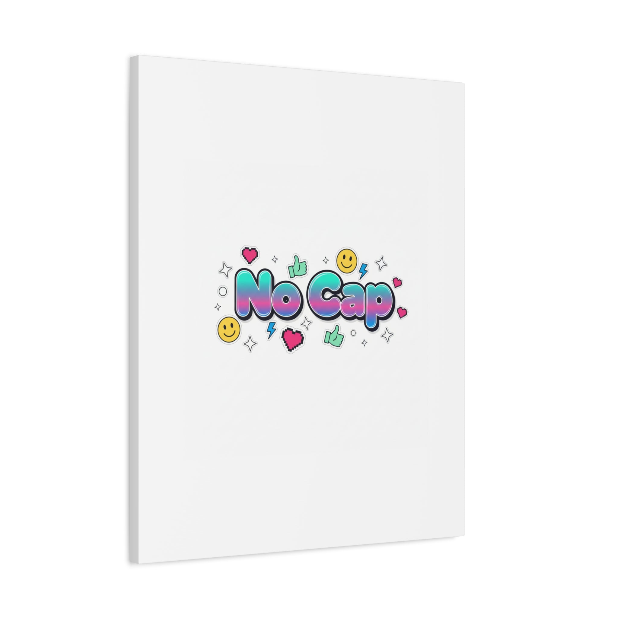 No Cap Canvas | Gen-Z Slang, Internet Lingo Wall Art