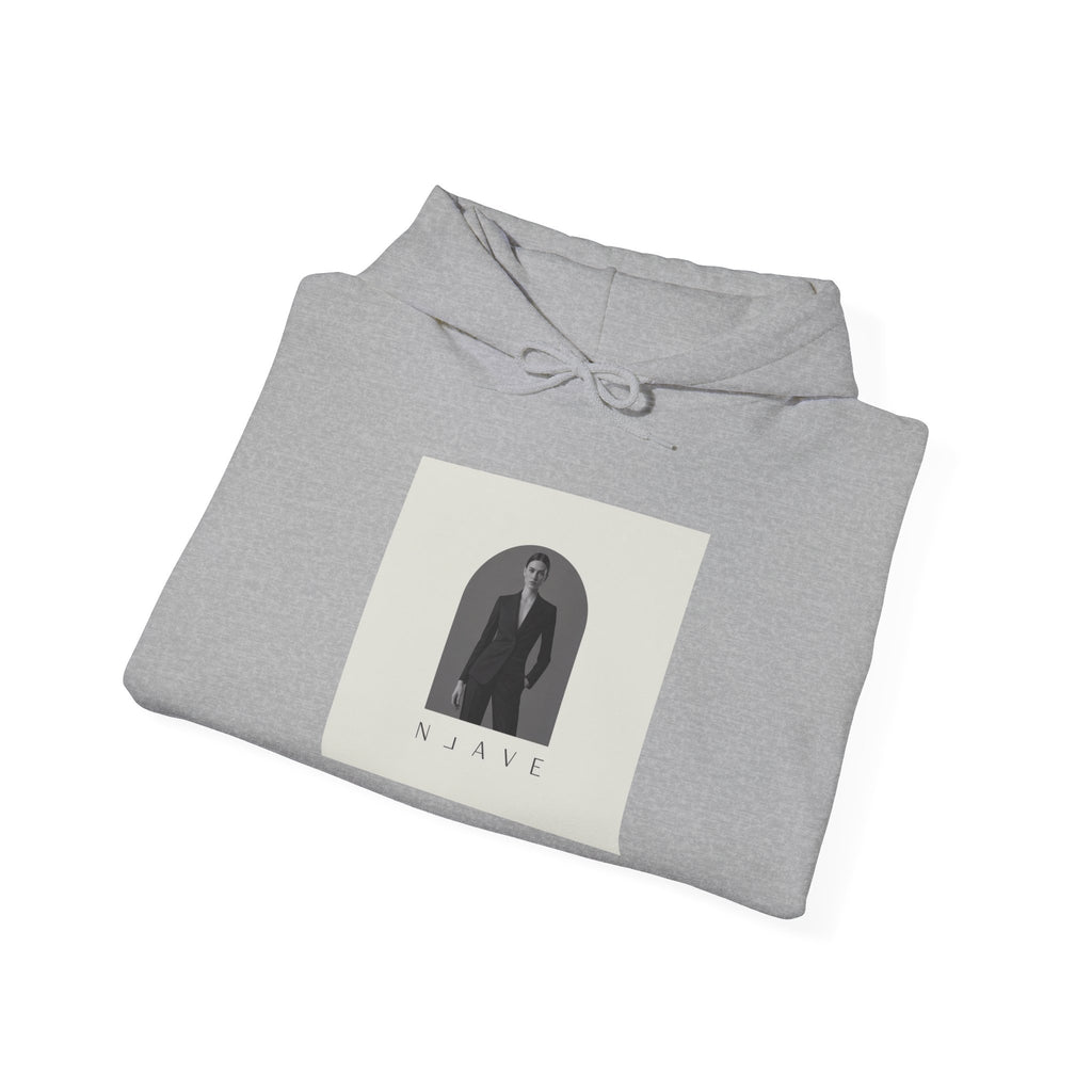 Minimal Monochrome Graphic Hoodie | tonal loungewear, matching set