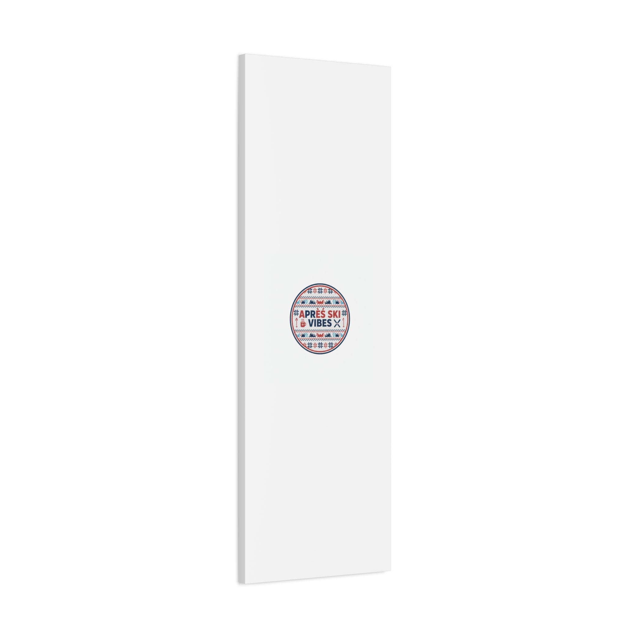 Après Ski Vibes Canvas, Fair Isle Ski Lodge Wall Art | Mountain Chalet Decor