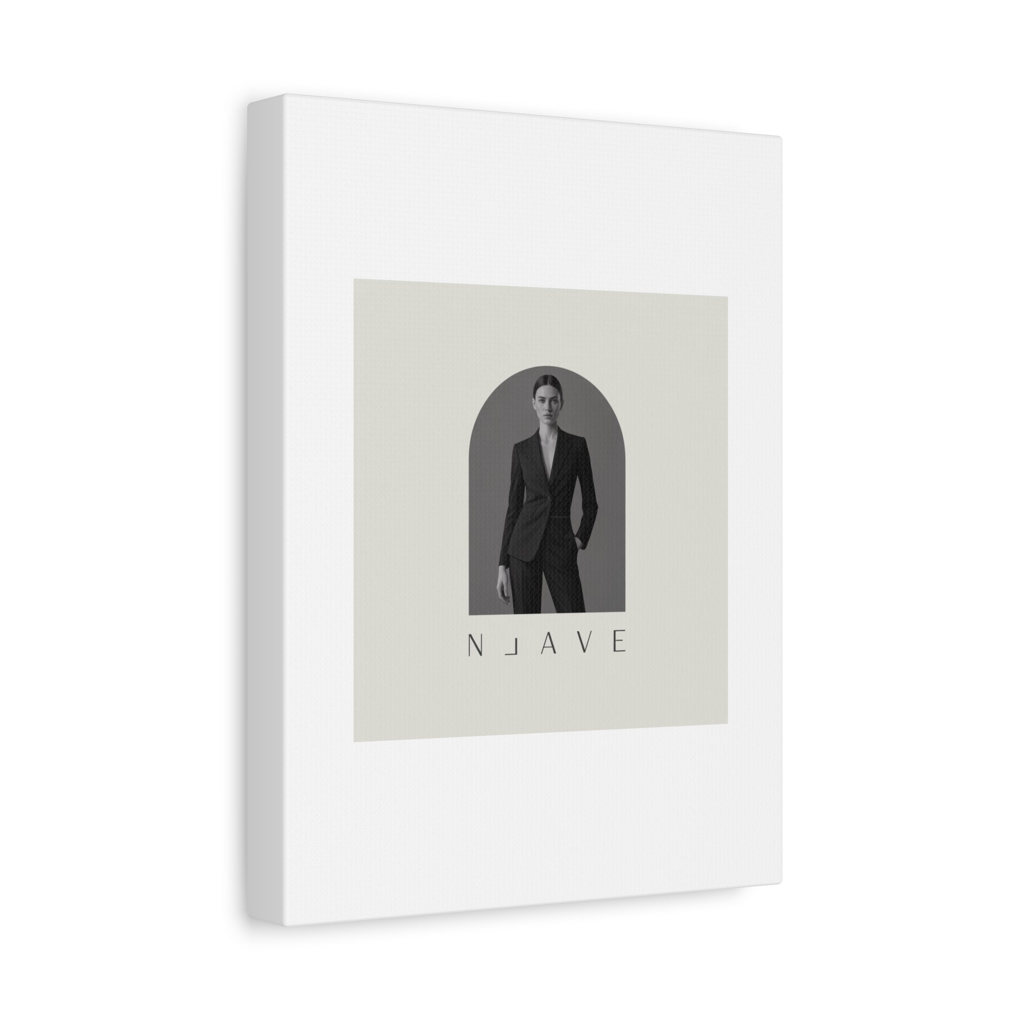 Monochrome Minimal Fashion Print, Canvas